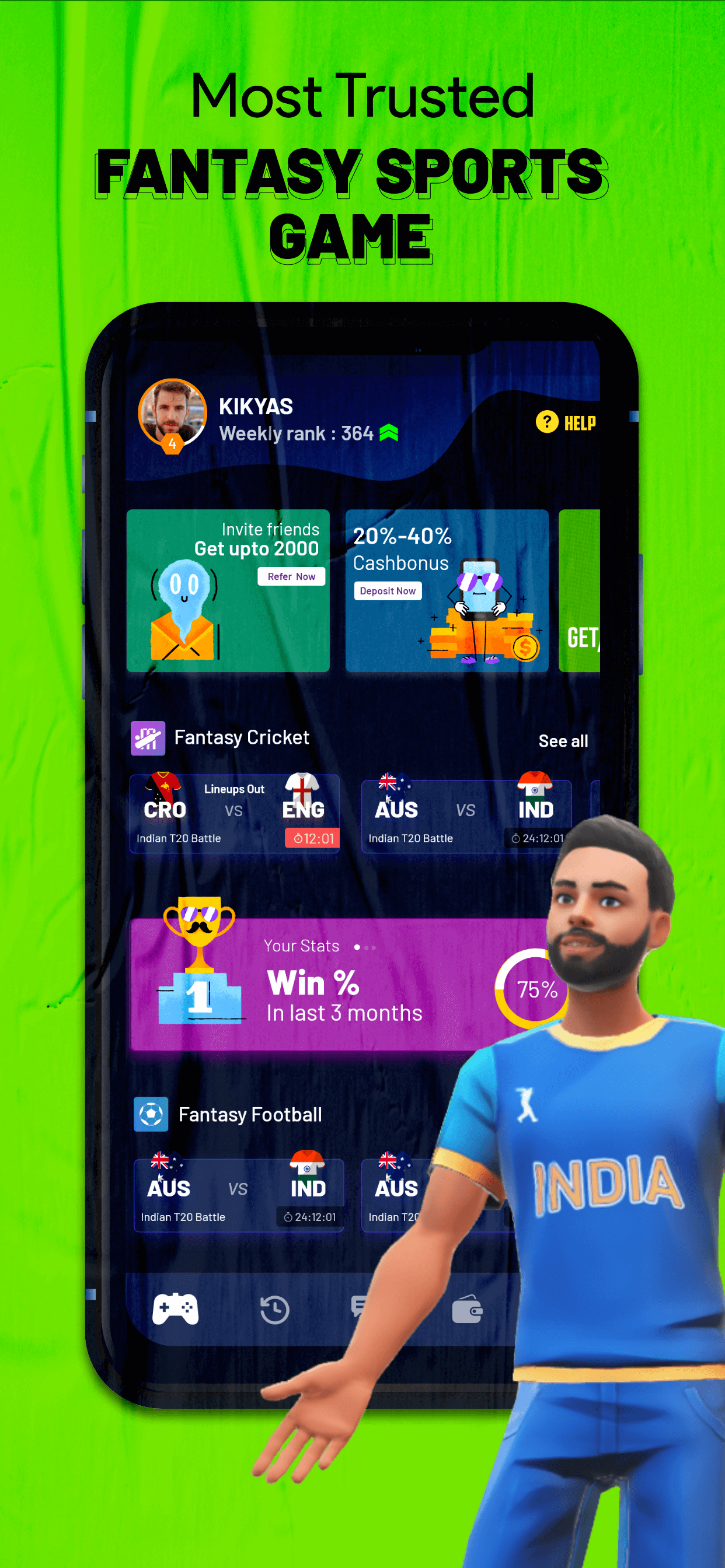 LeagueX | Indus Appstore | Screenshot