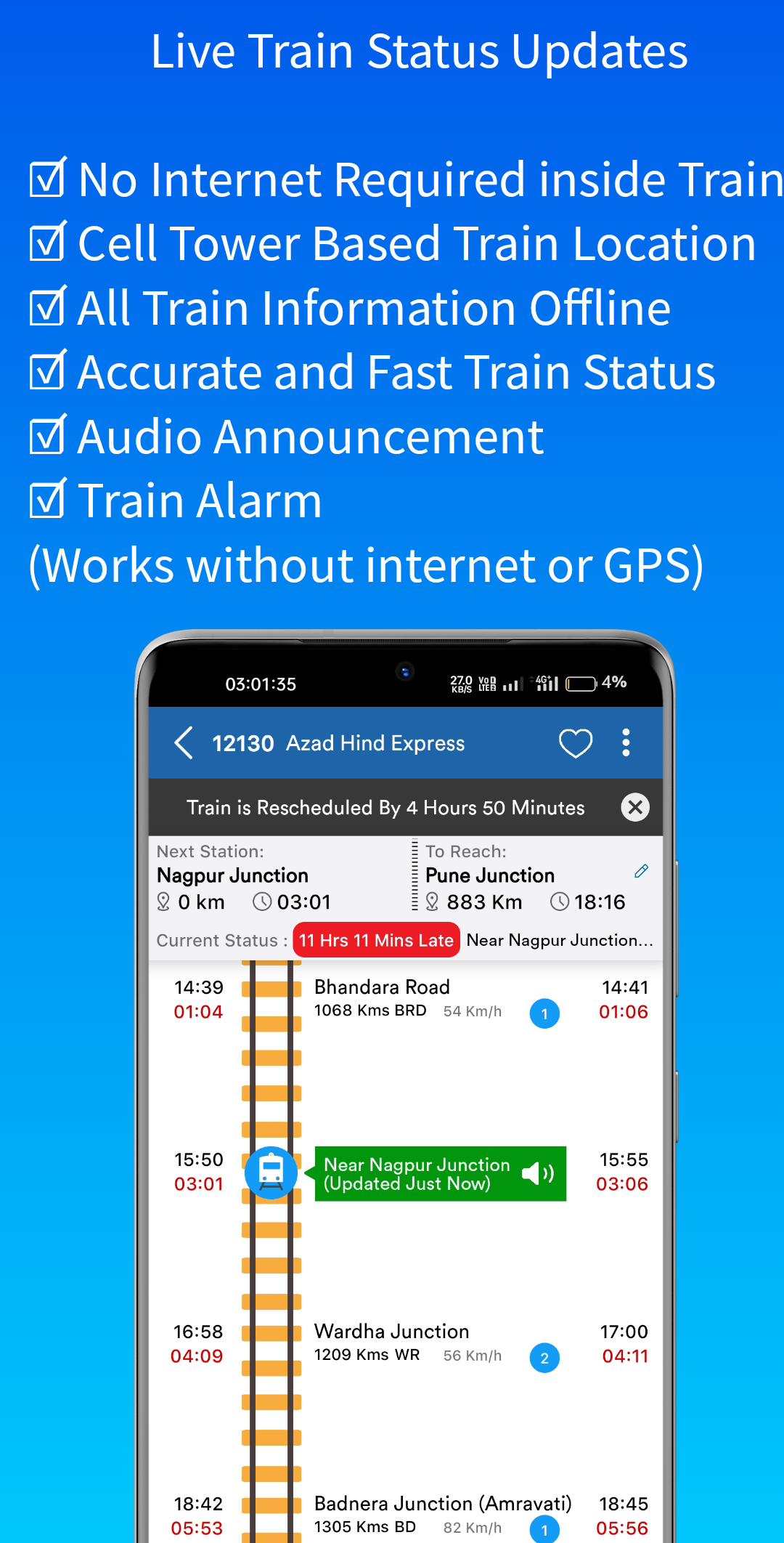 Track My Train - Live Status | Indus Appstore | Screenshot