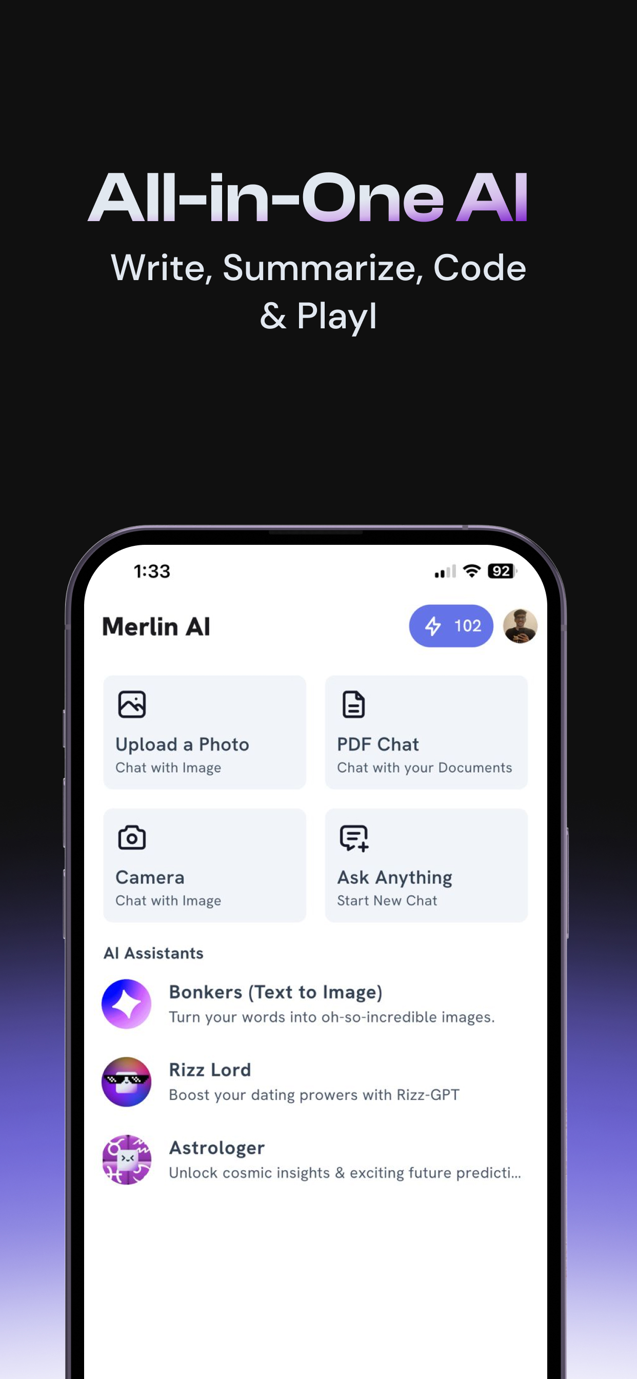 Merlin - Chat with AI & GPT-4 | Indus Appstore | Screenshot