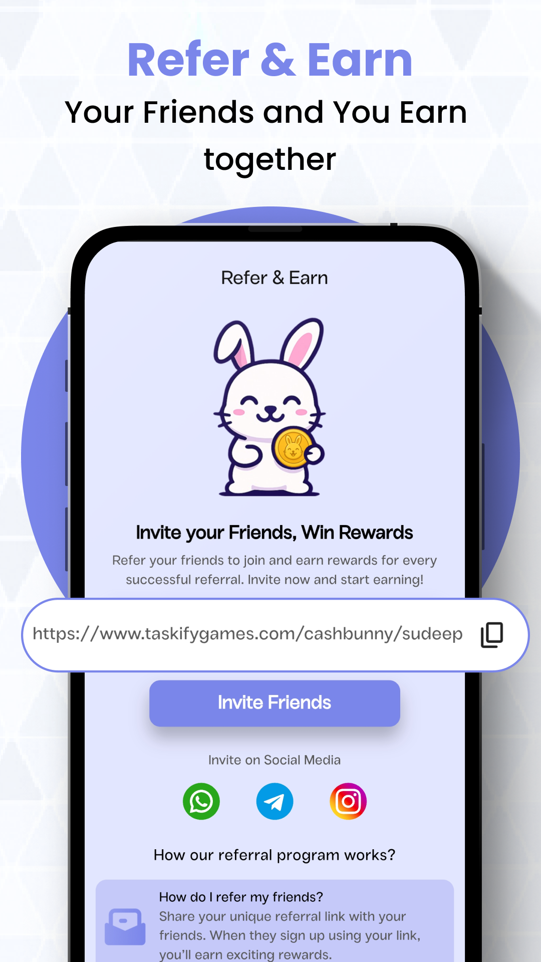 Cash Bunny - Quick Rewards | Indus Appstore | Screenshot