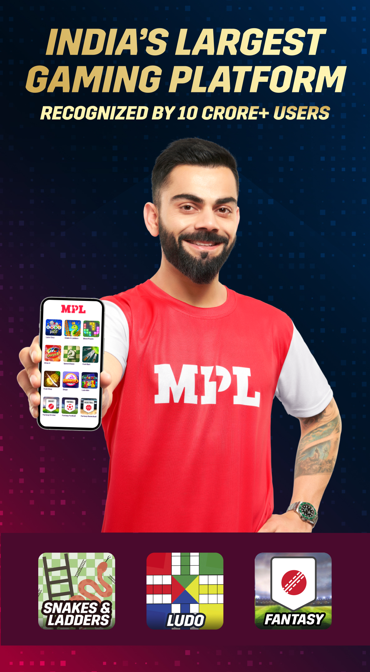 MPL: Play Rummy, Poker, Opinio & Real Money Games | Indus Appstore | Screenshot