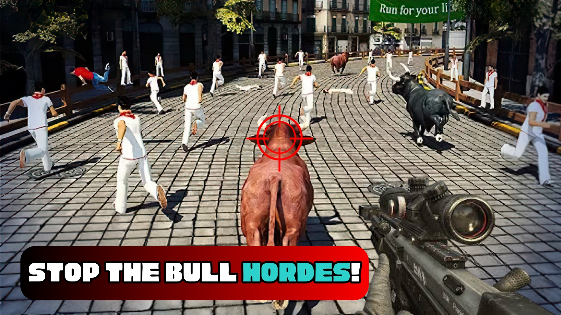 Angry Bull Fight Shooting Game | Indus Appstore | Screenshot