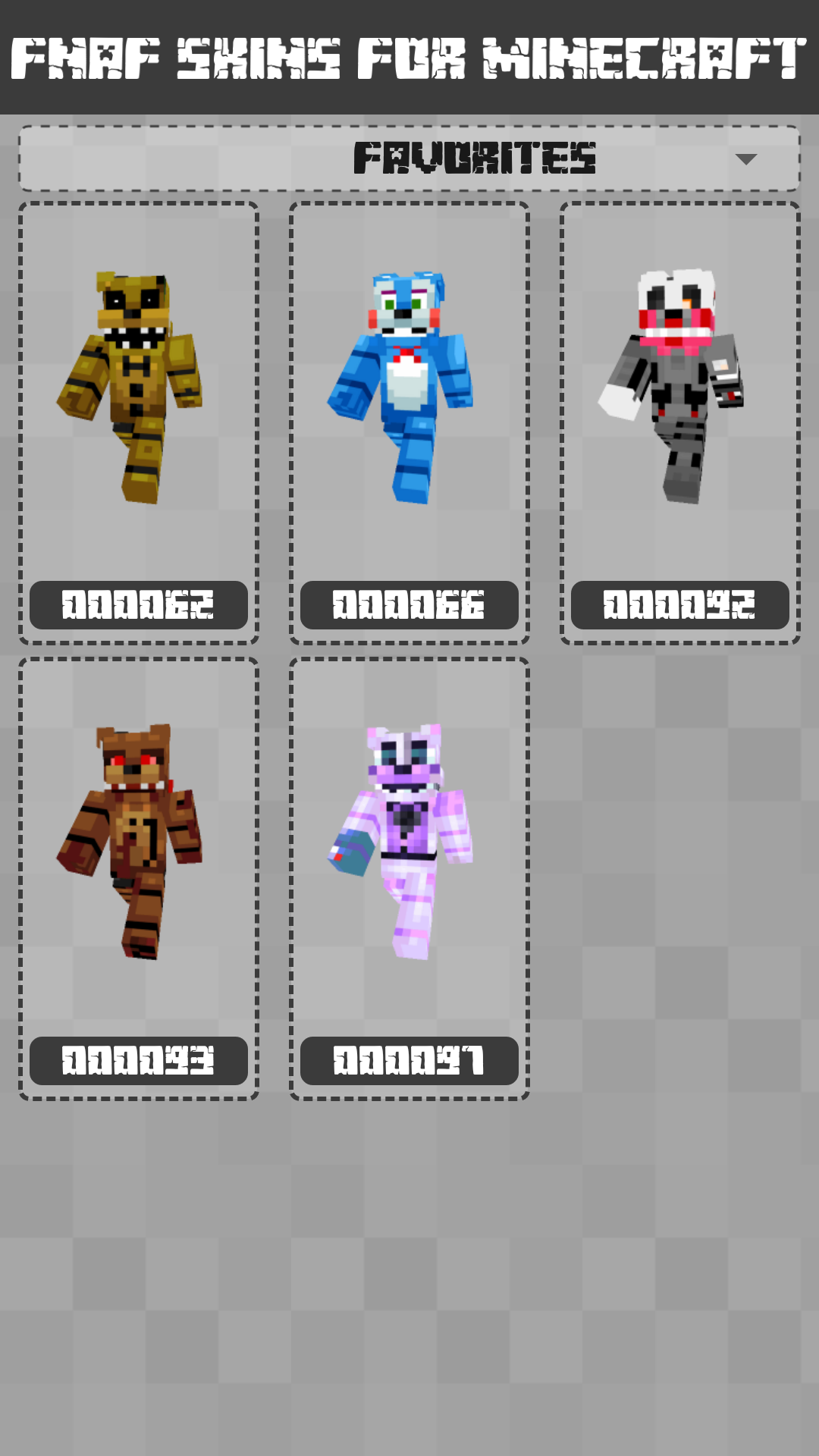 FNAF Skins for Minecraft PE | Indus Appstore | Screenshot