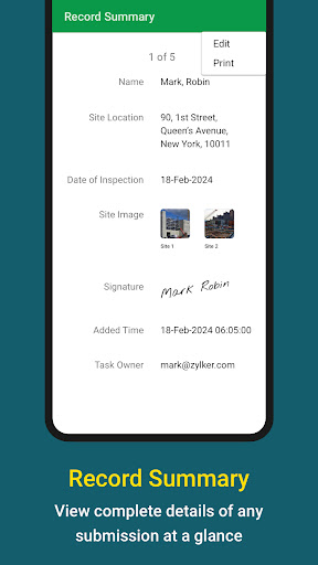 Mobile Forms App - Zoho Forms | Indus Appstore | Screenshot