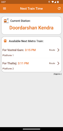 Ahmedabad Metro Timing & Route | Indus Appstore | Screenshot