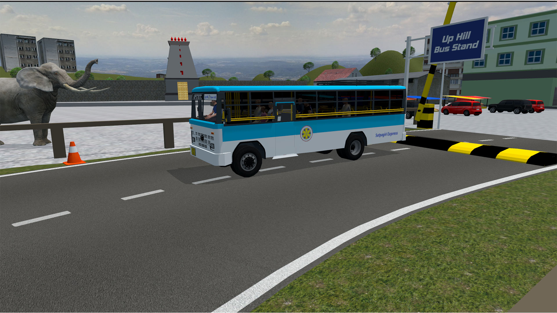 Temple Bus Driver 3D Game | Indus Appstore | Screenshot