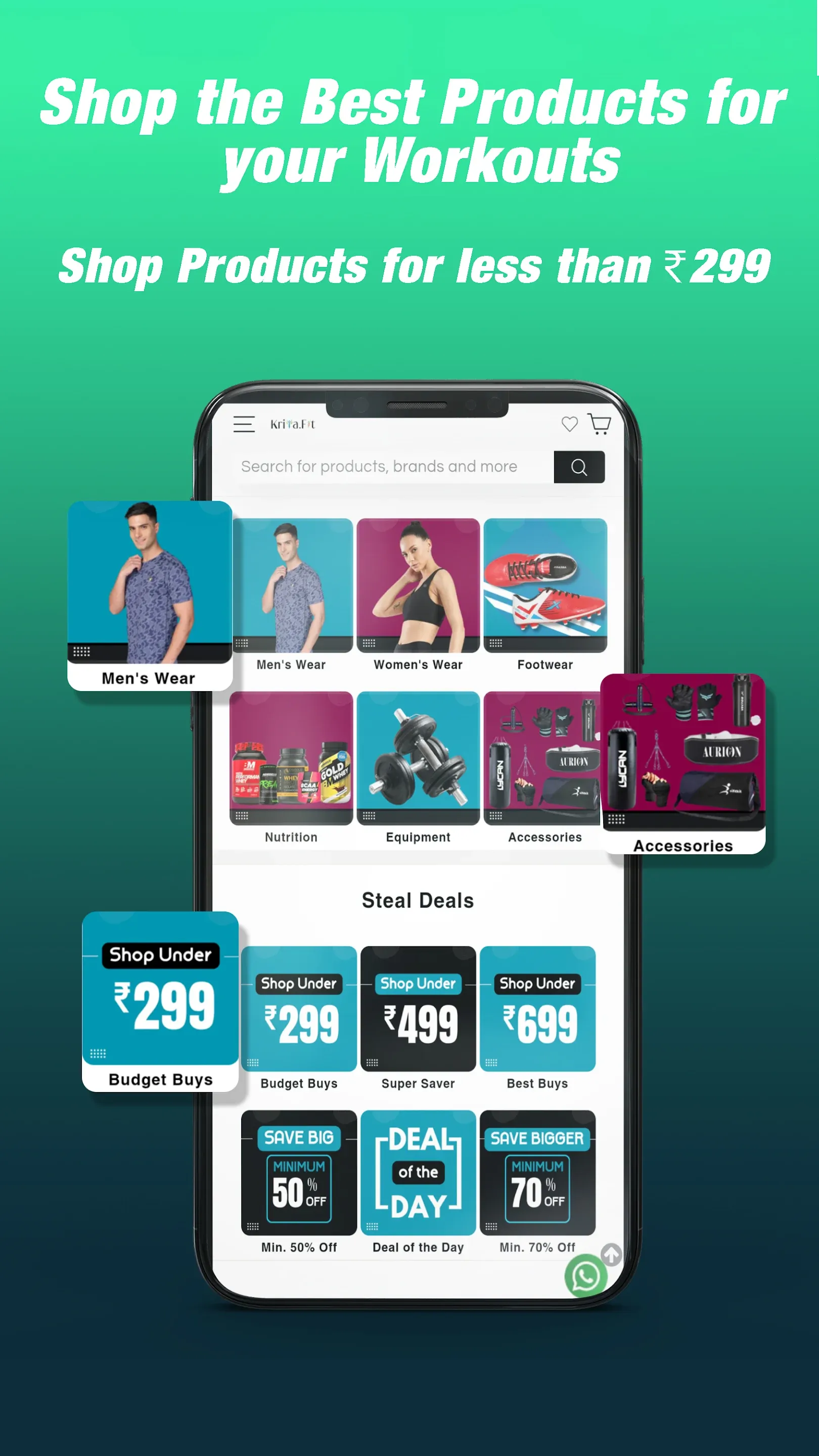 KriyaFit: Sports & Fitness Shopping App | Indus Appstore | Screenshot