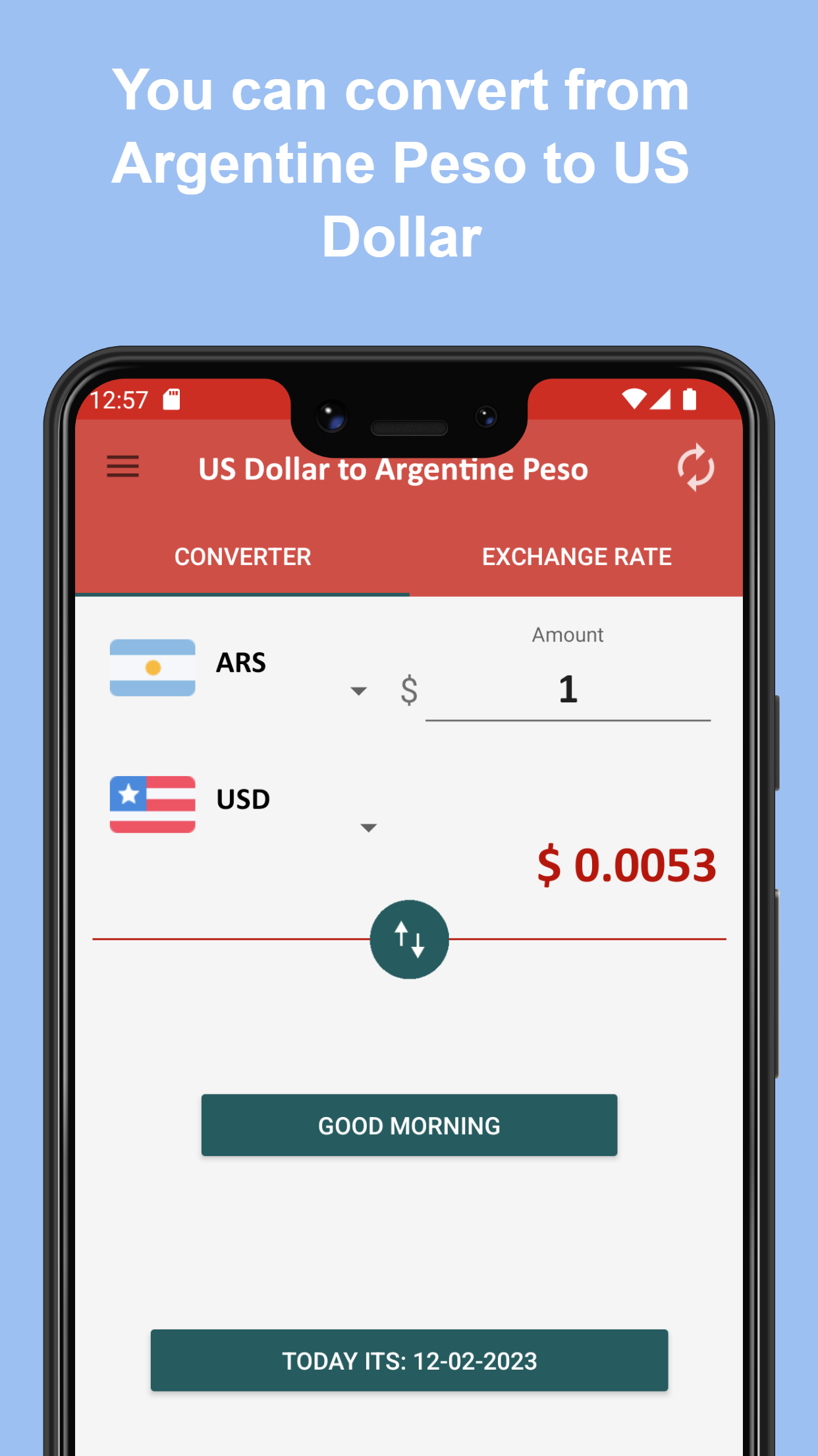 US dollar to Argentine peso | Indus Appstore | Screenshot