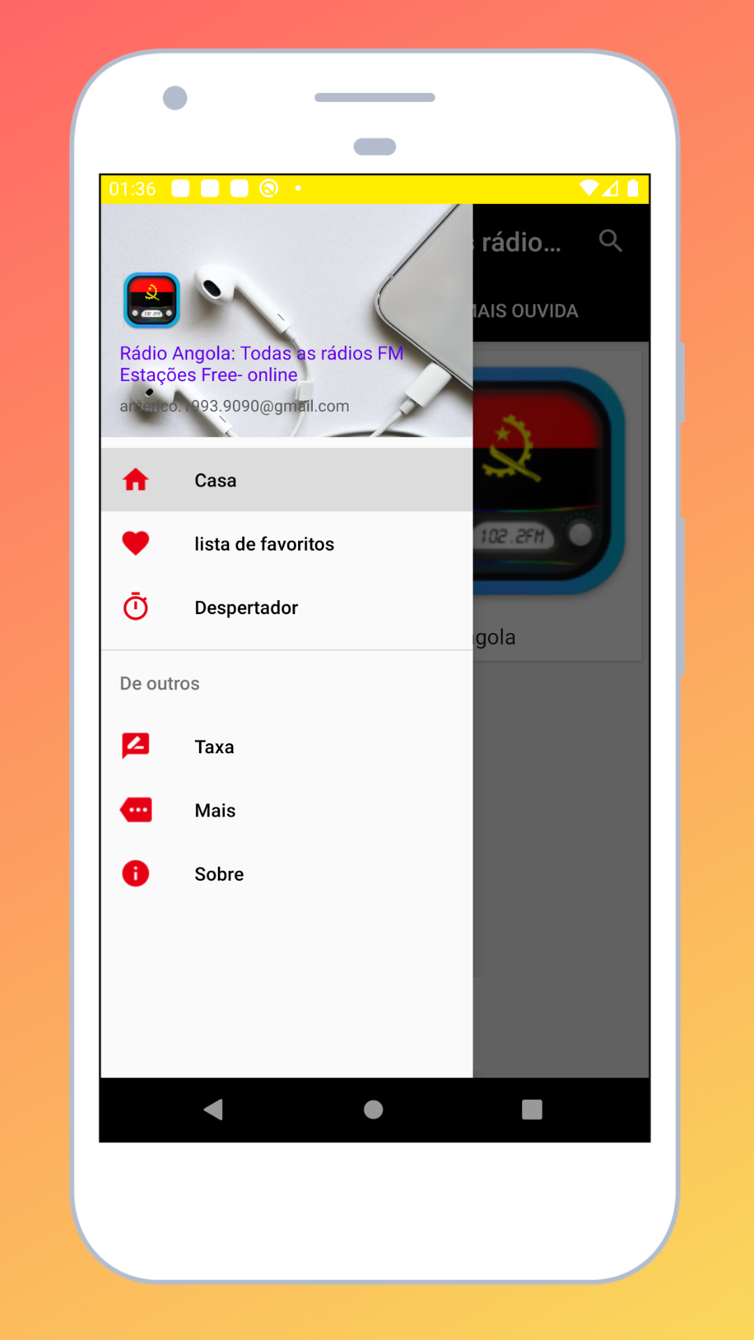 Radio Angola FM + Radio Online | Indus Appstore | Screenshot