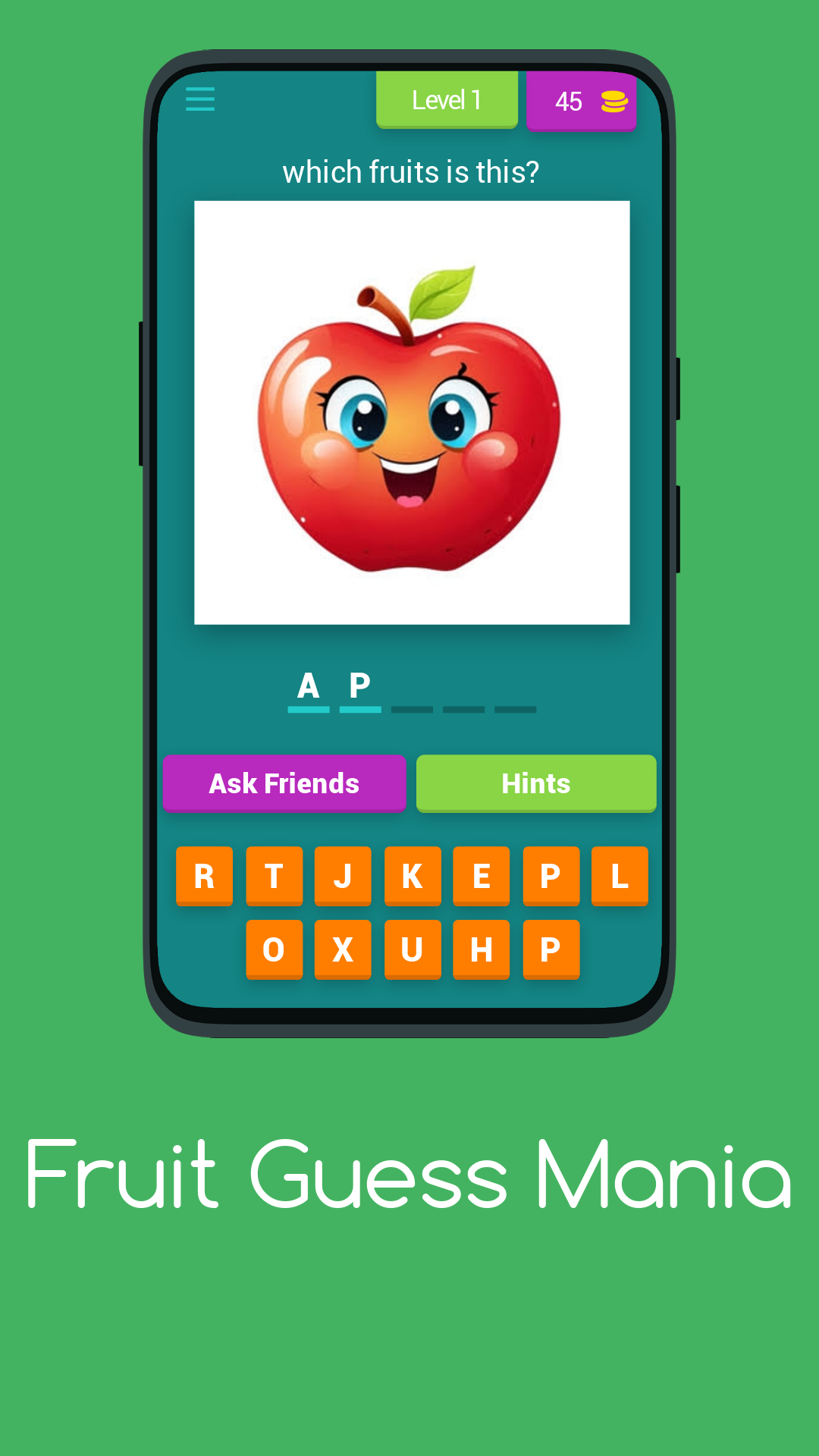 Fruit Guess Mania: Fun Fruit Guessing Game | Indus Appstore | Screenshot