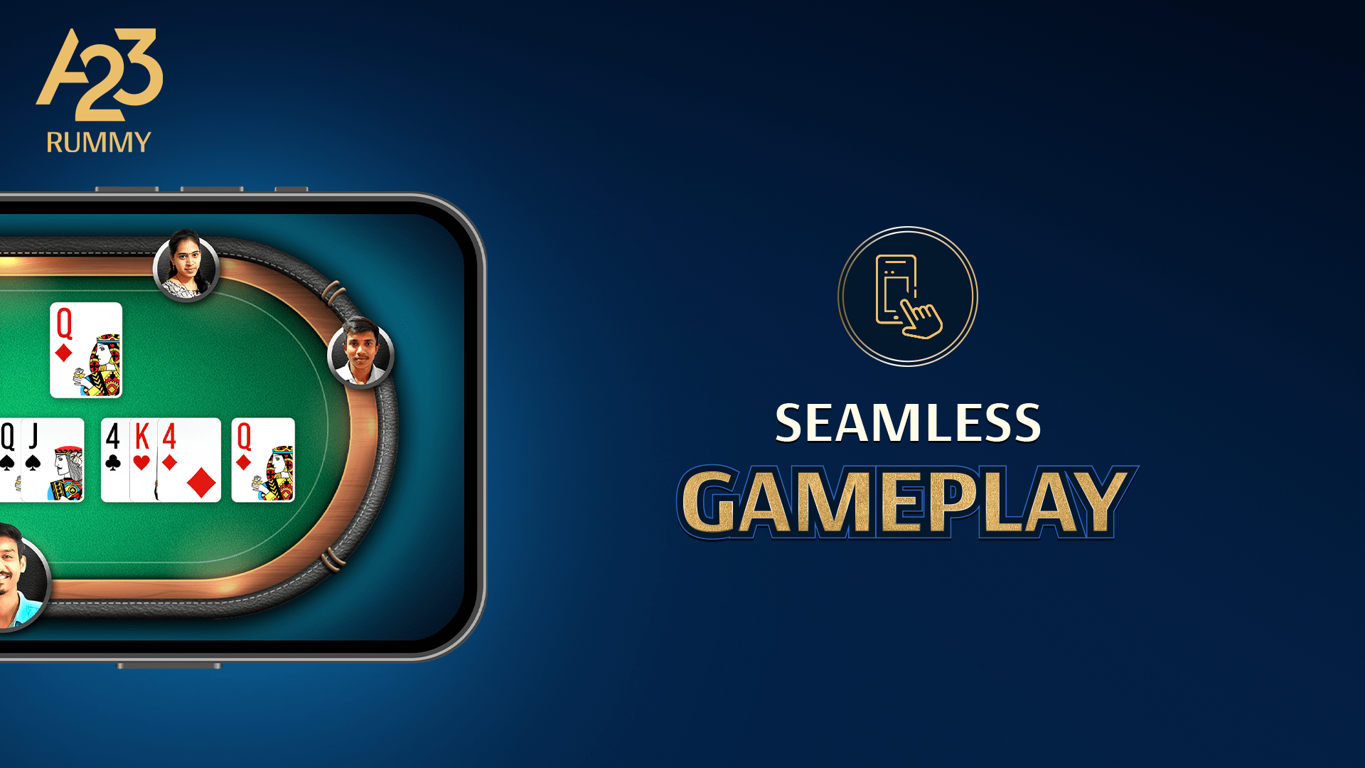 Rummy Games, Online Cash | A23 | Indus Appstore | Screenshot