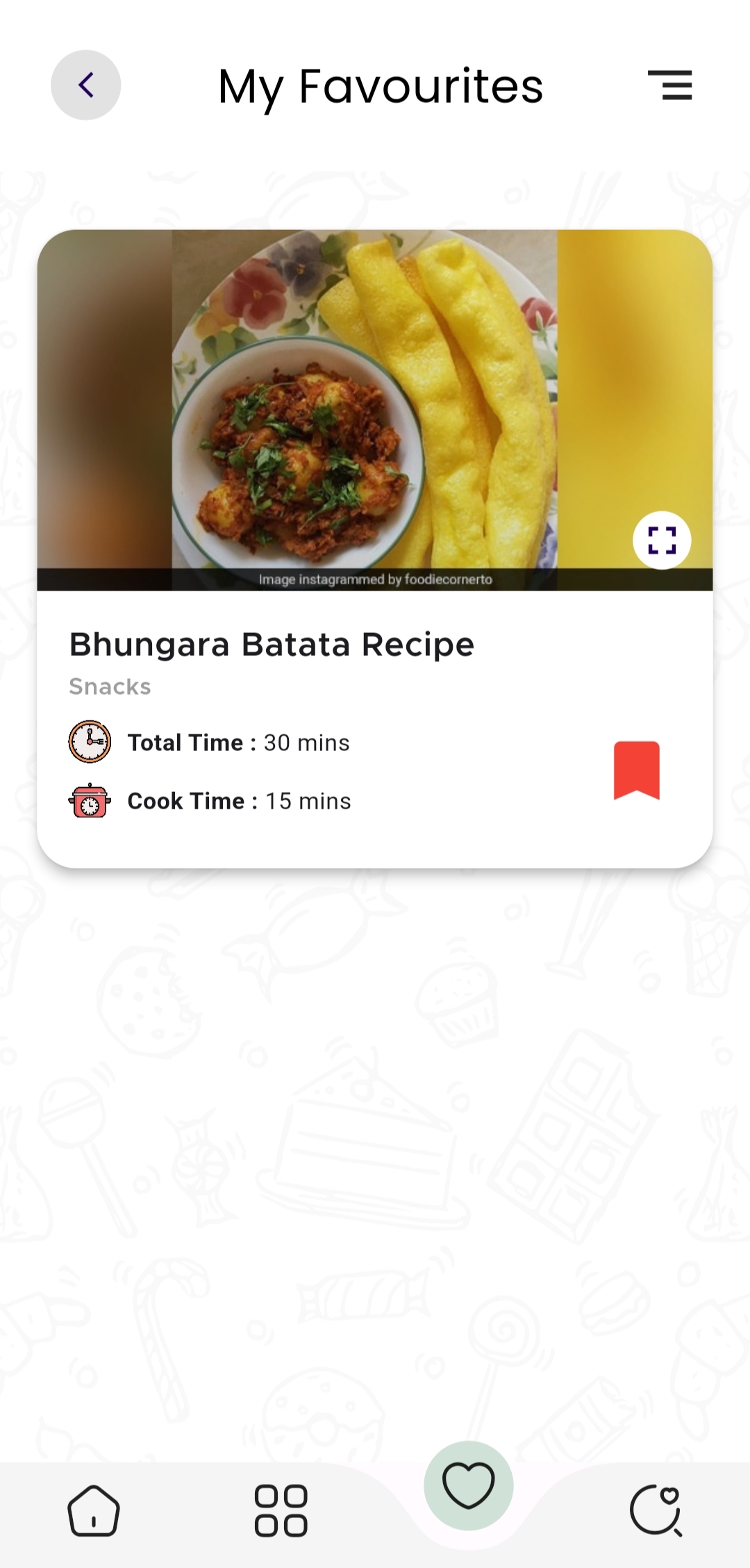 Foodies - The Recipe App | Indus Appstore | Screenshot