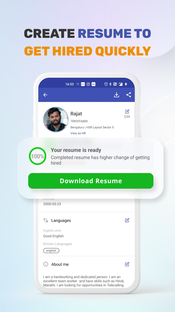 Workindia Job Search App | Indus Appstore | Screenshot