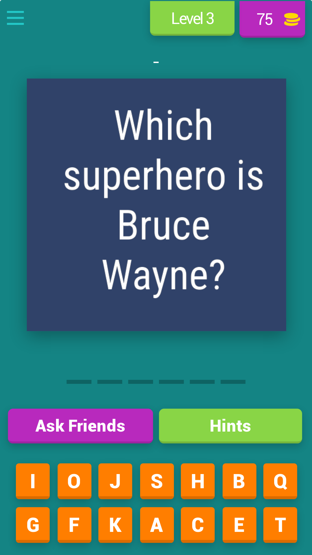 Guess thre Super Heroes | Indus Appstore | Screenshot