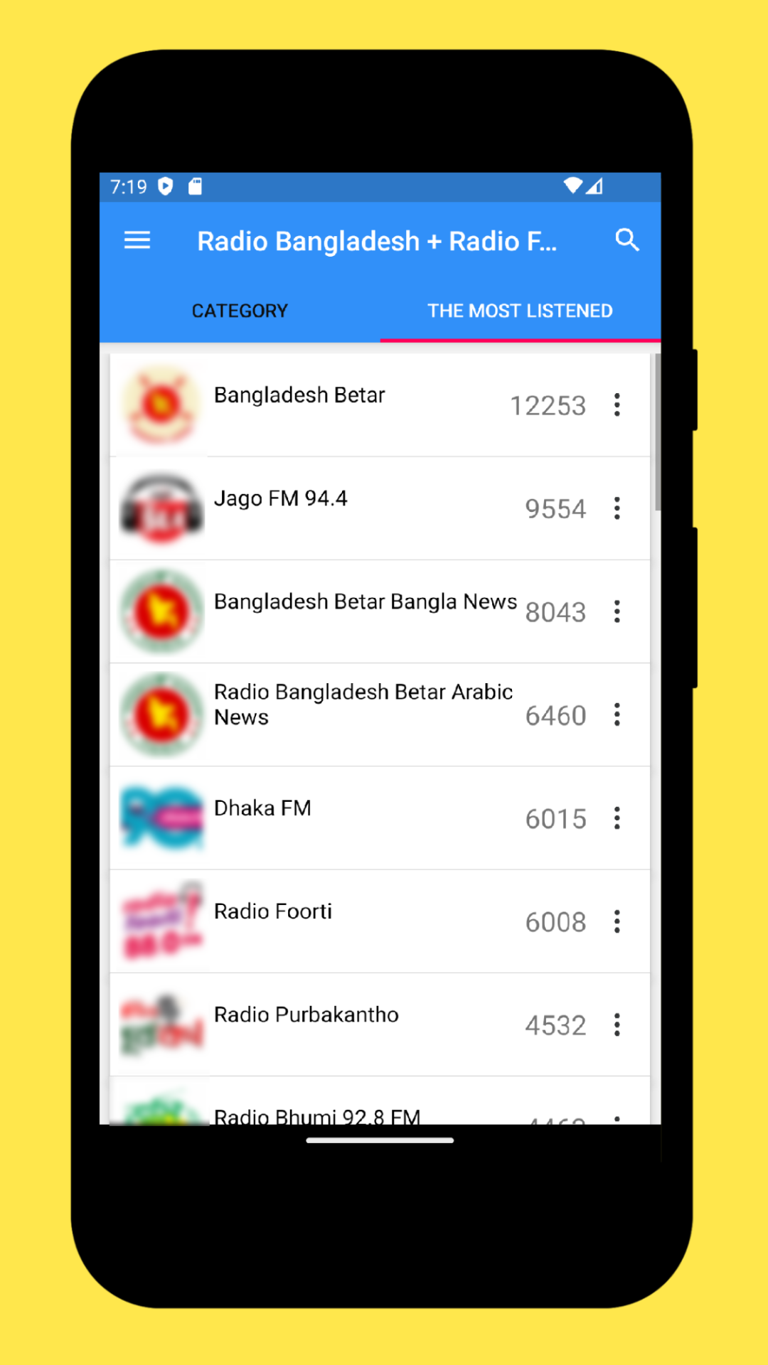 Radio Bangladesh + Radio FM AM | Indus Appstore | Screenshot