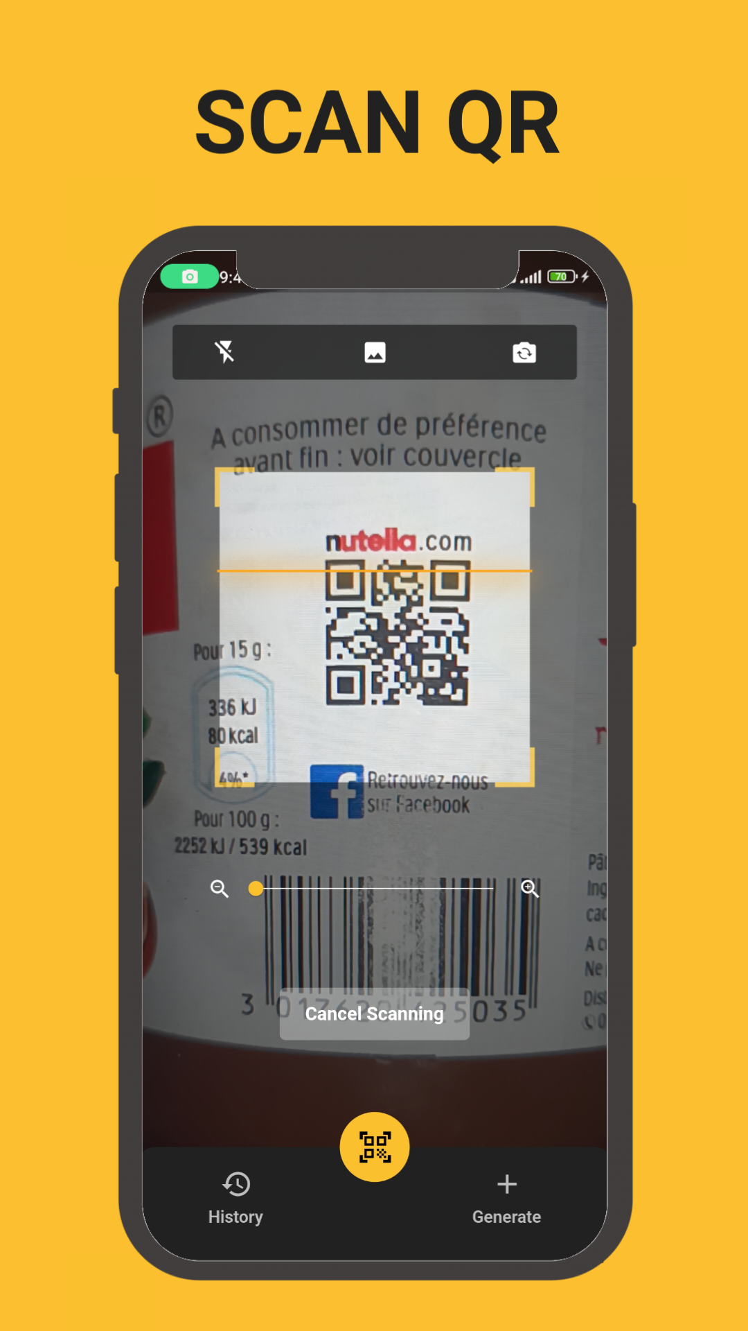 QR Code Scanner & Generator | Indus Appstore | Screenshot