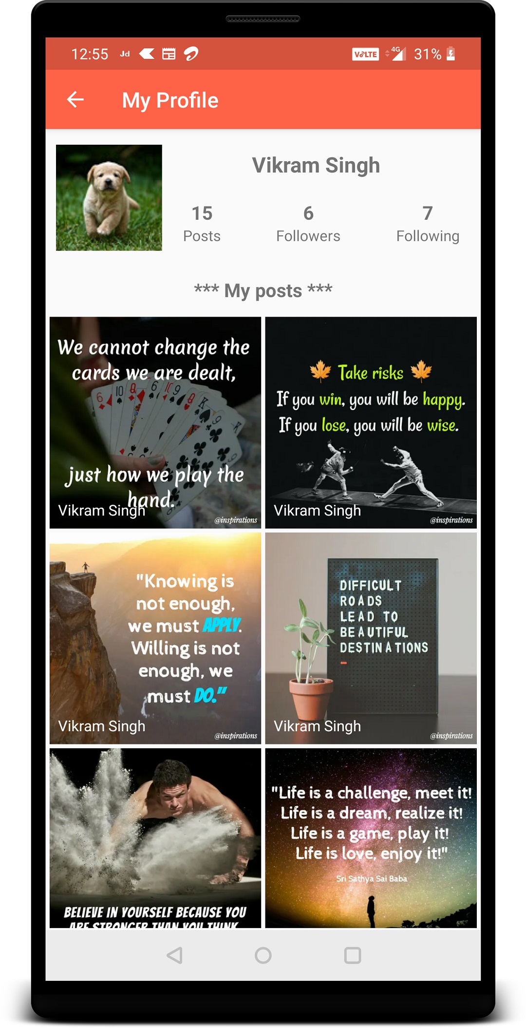 Quotes Creator - Poster Maker | Indus Appstore | Screenshot