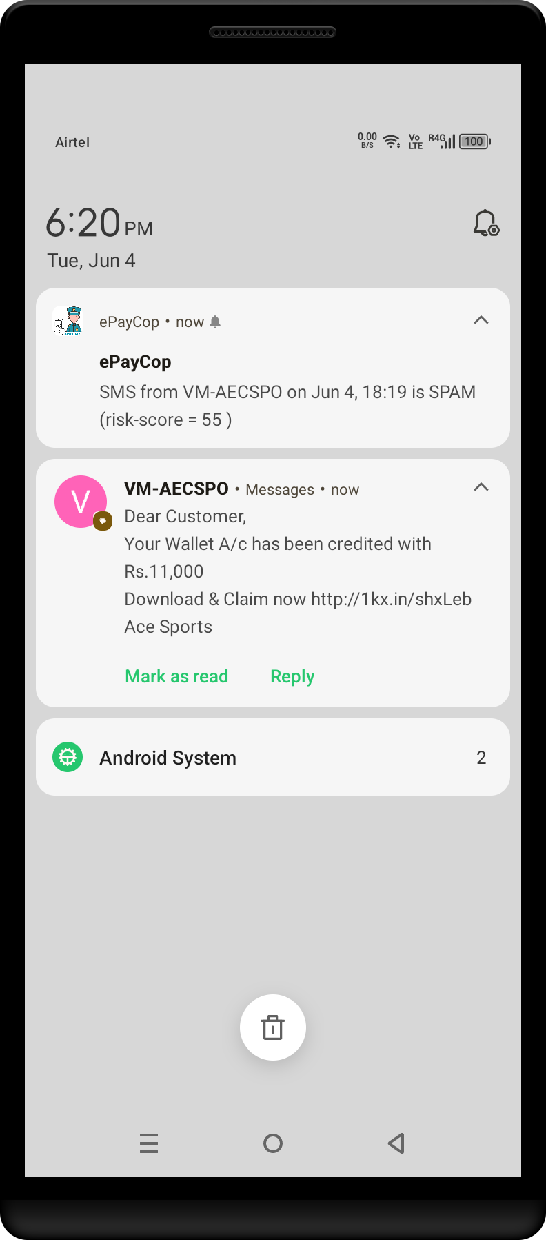 ePayCop | Indus Appstore | Screenshot