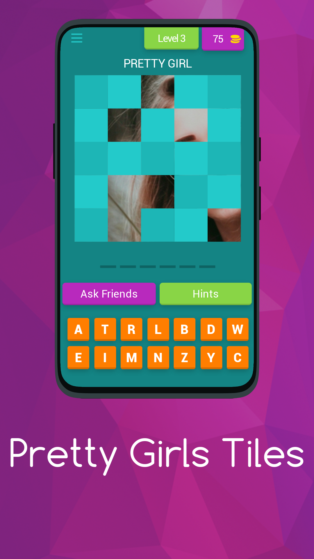 Pretty Girls Tiles | Indus Appstore | Screenshot