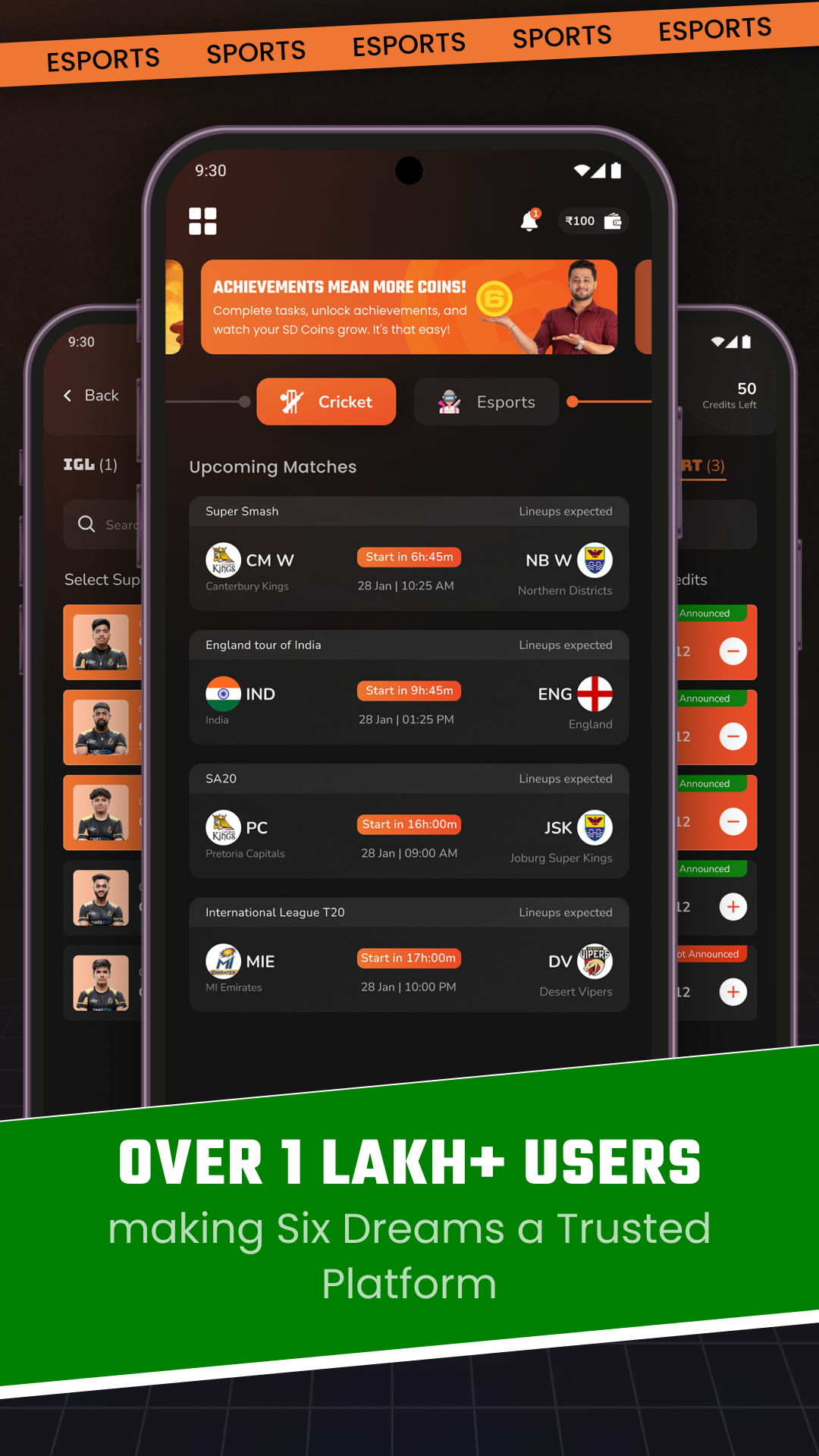 Six Dreams : Fantasy Sports App | Indus Appstore | Screenshot