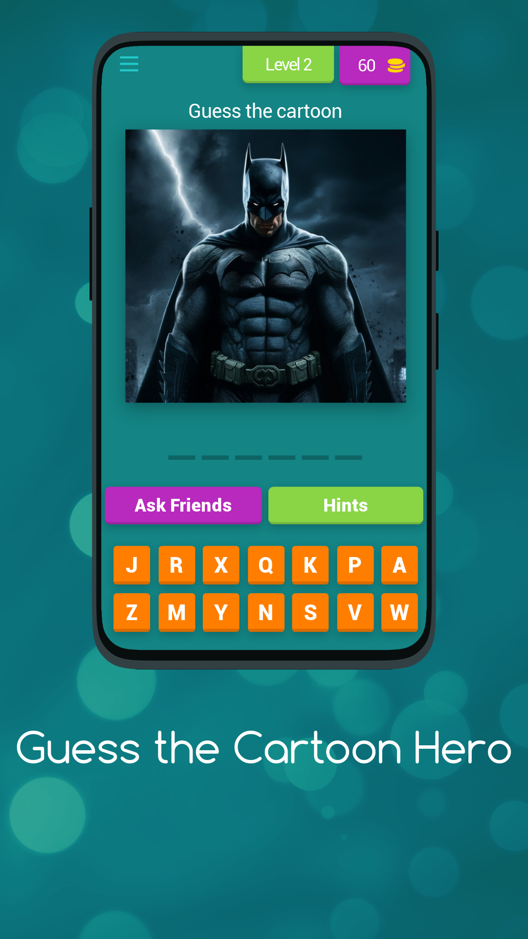 Cartoon Hero Trivia Game | Indus Appstore | Screenshot