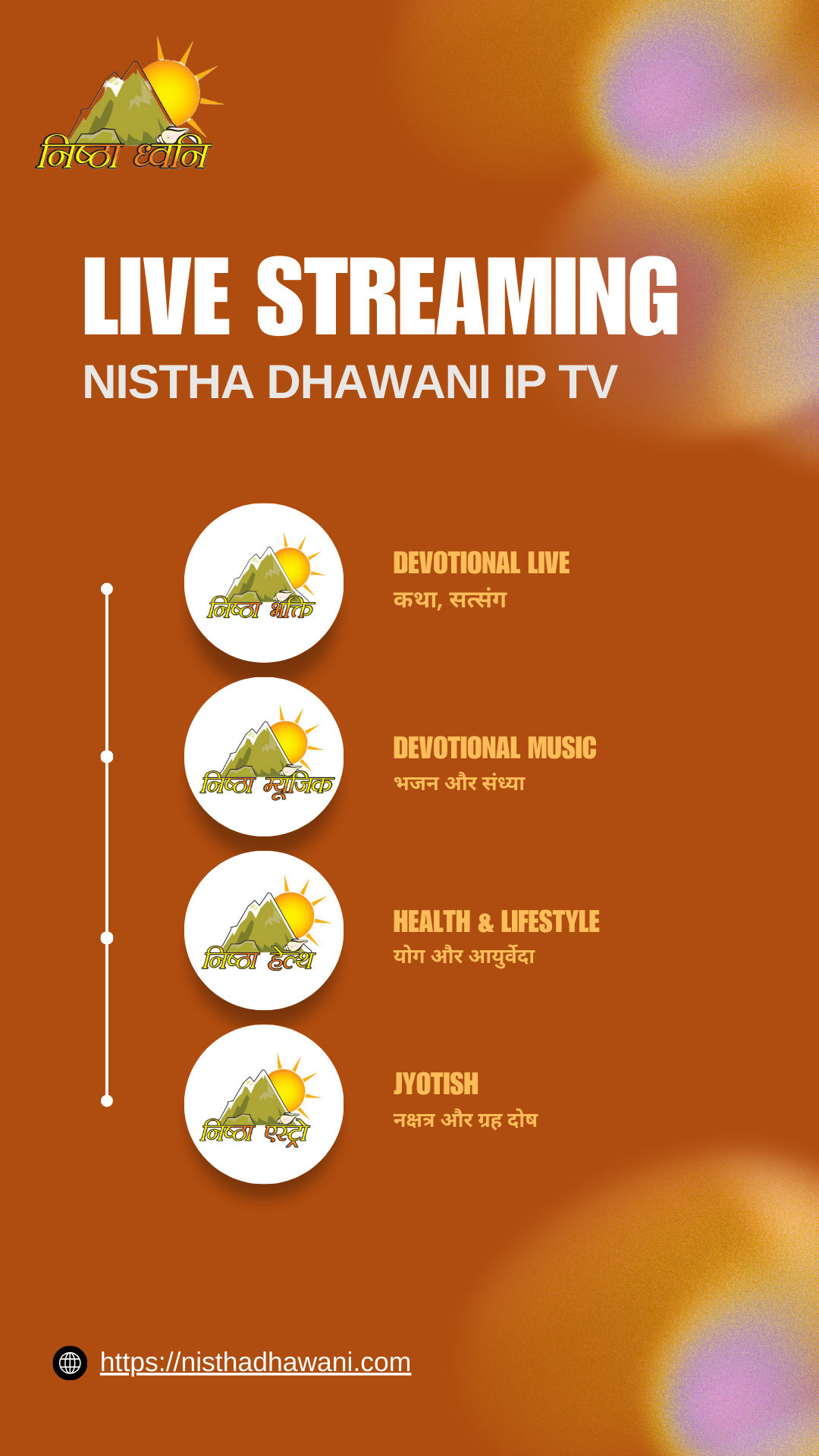 Nistha Dhawani IP TV & OTT | Indus Appstore | Screenshot