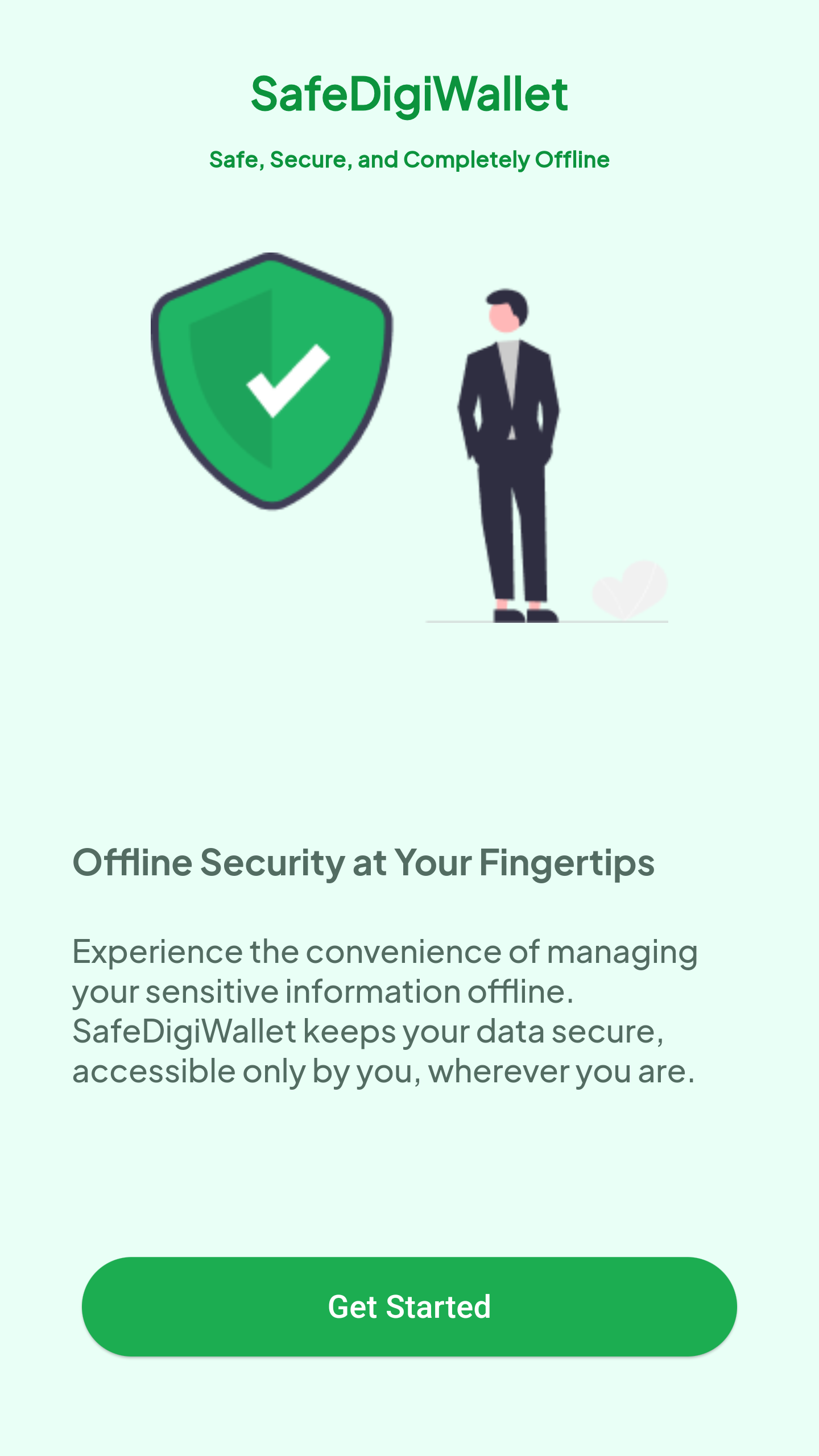 SafeDigiWallet-offline | Indus Appstore | Screenshot