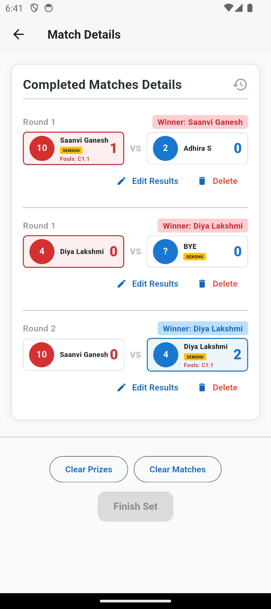 Karate Tournament App | Indus Appstore | Screenshot