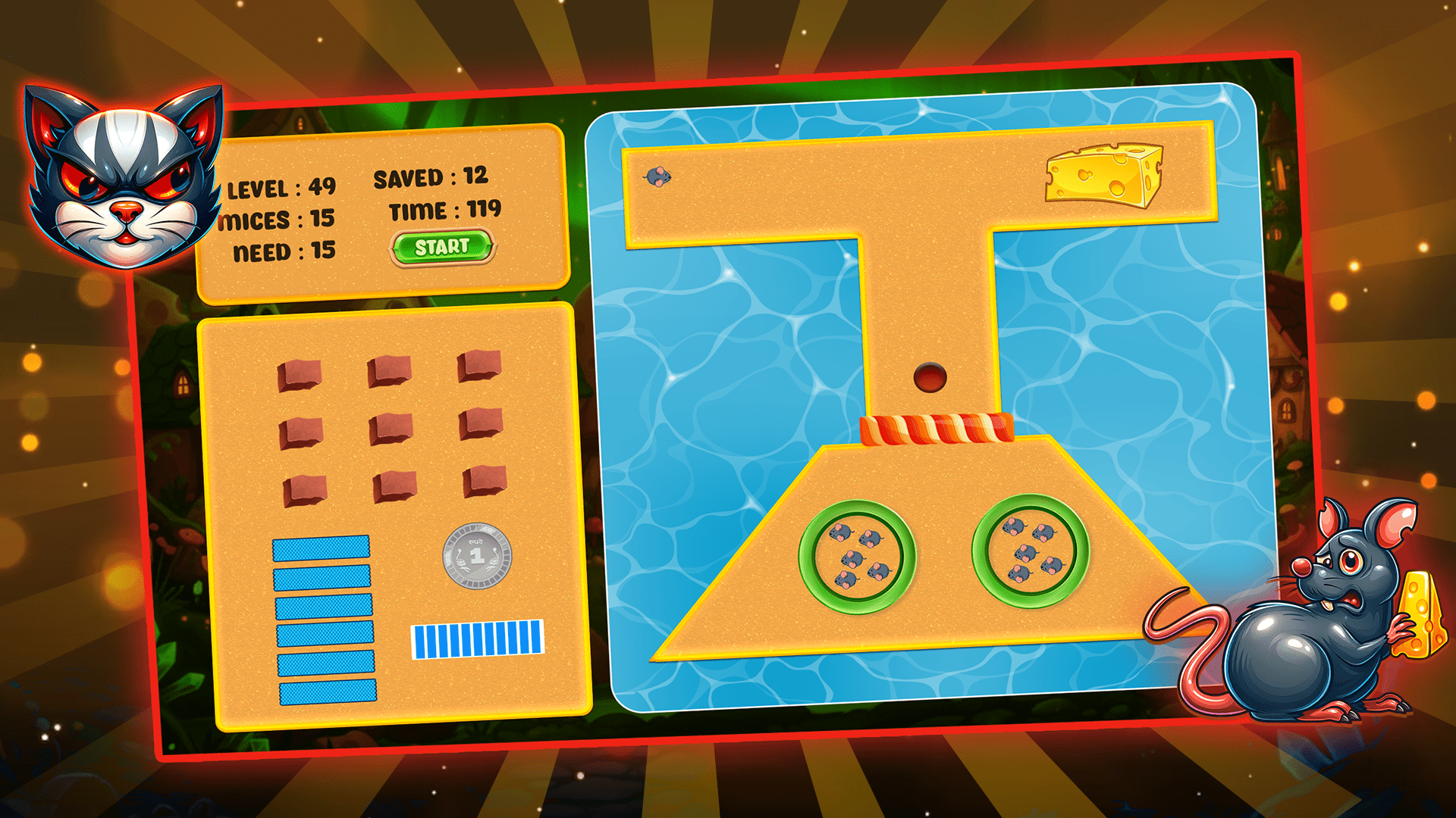 Cyber Mice Party | Indus Appstore | Screenshot