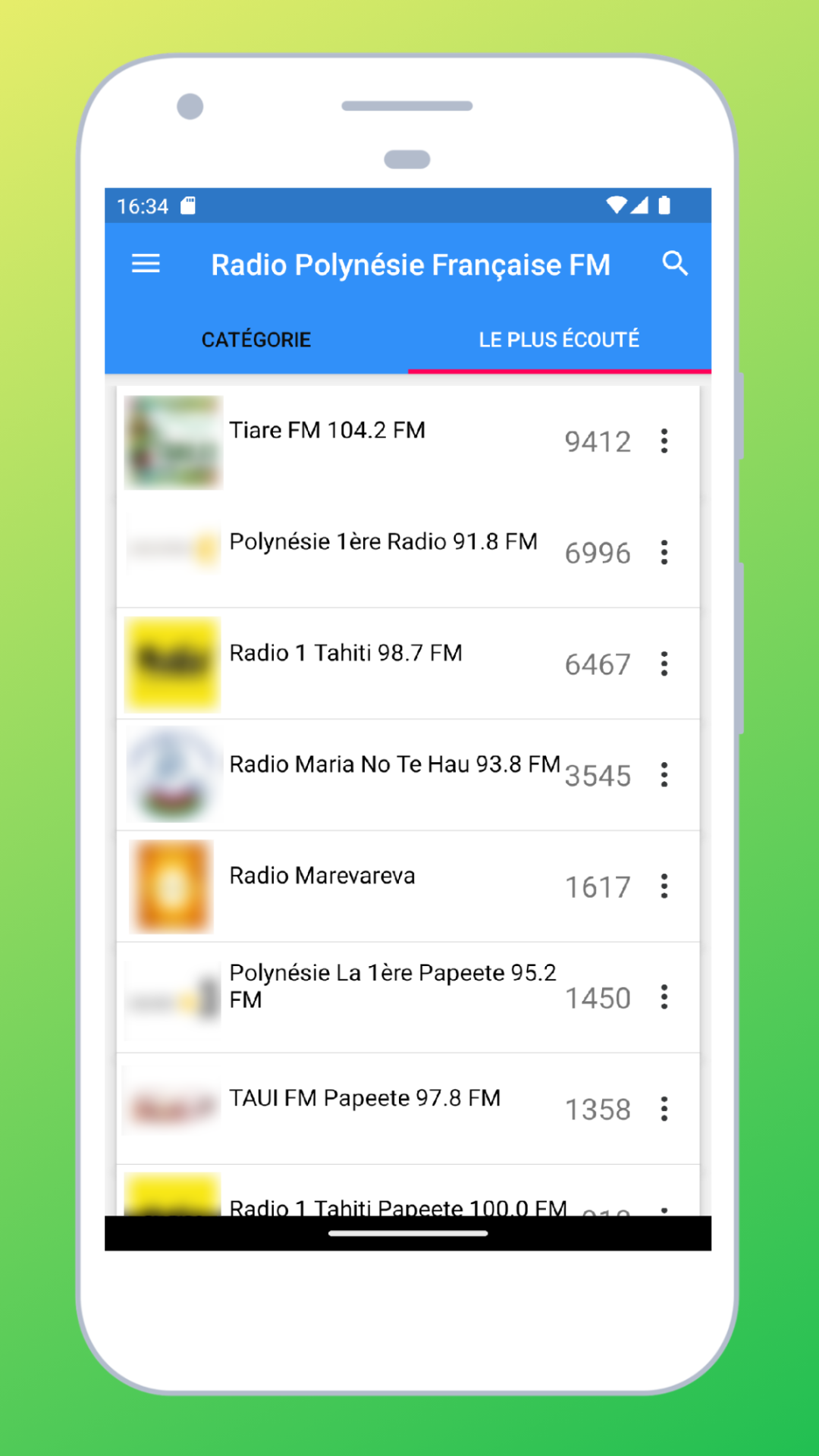 Radio French Polynesia FM / AM | Indus Appstore | Screenshot