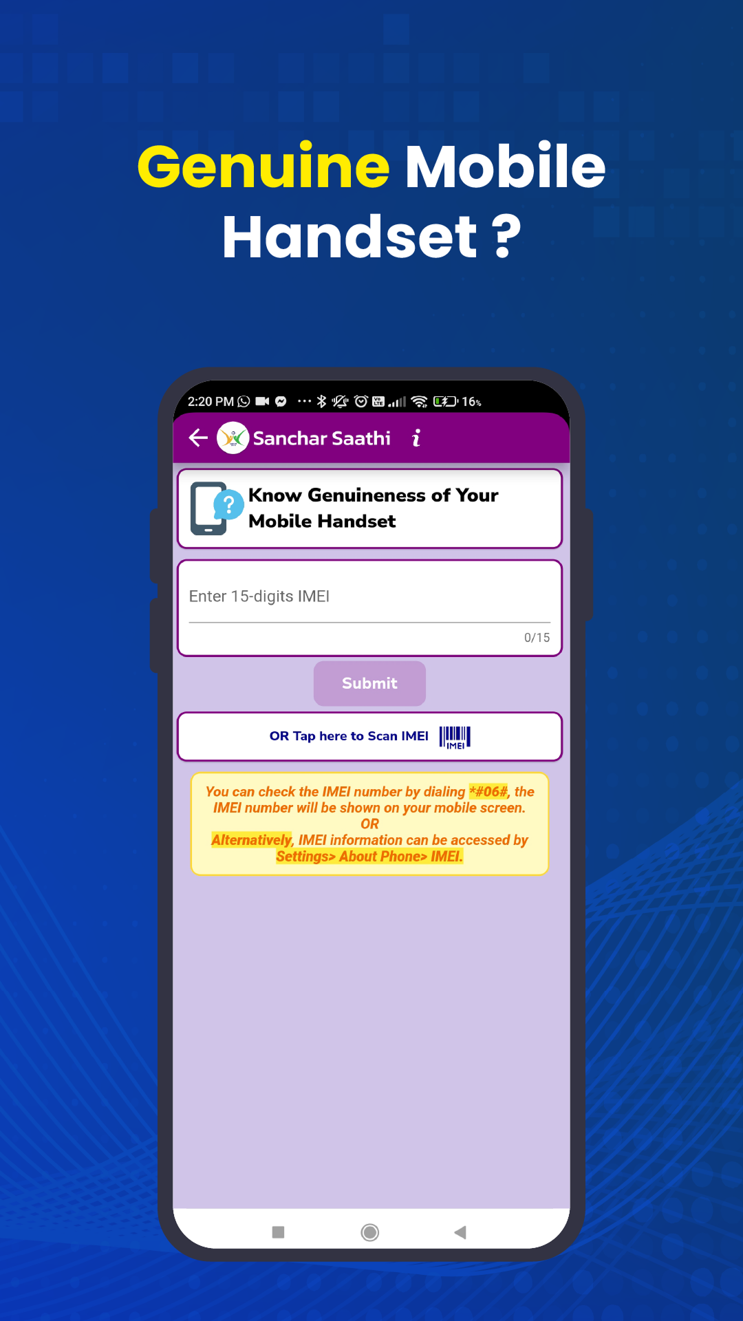 Sanchar Saathi | Indus Appstore | Screenshot