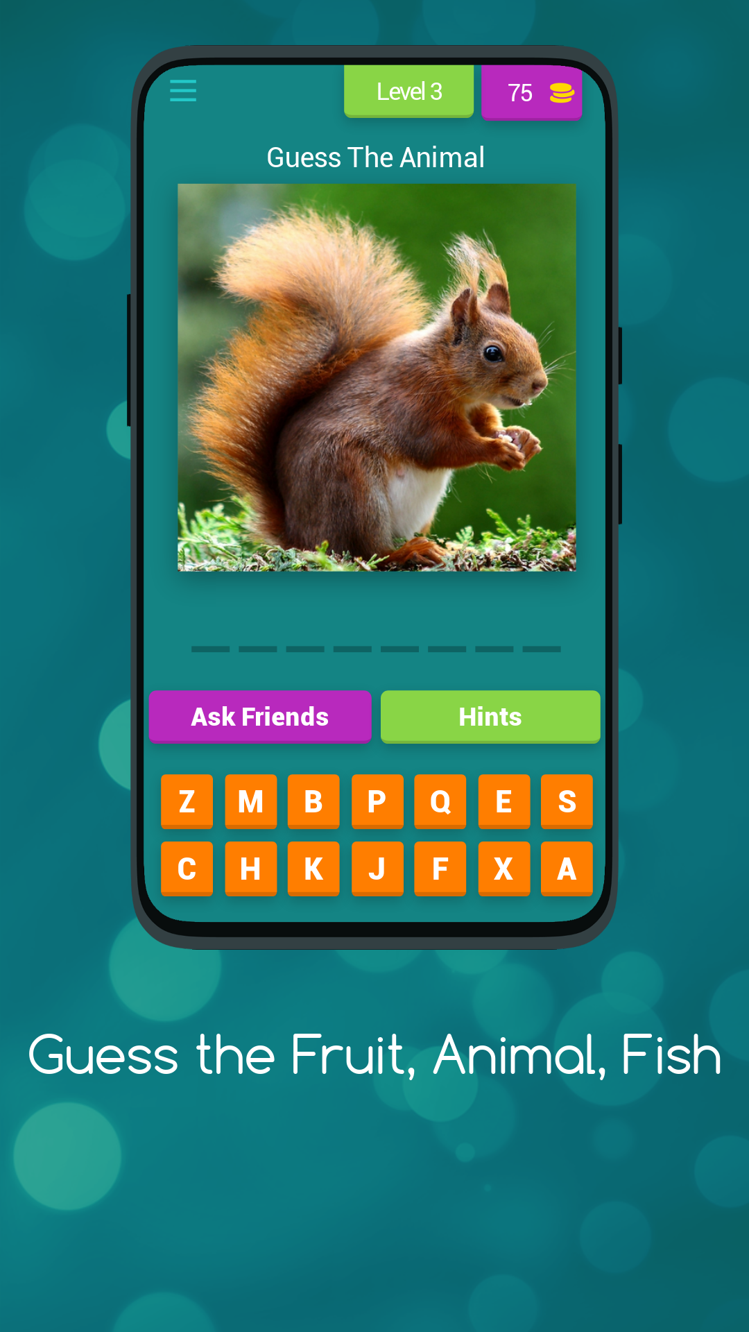 Guess The Fruit, Animal, Fish | Indus Appstore | Screenshot