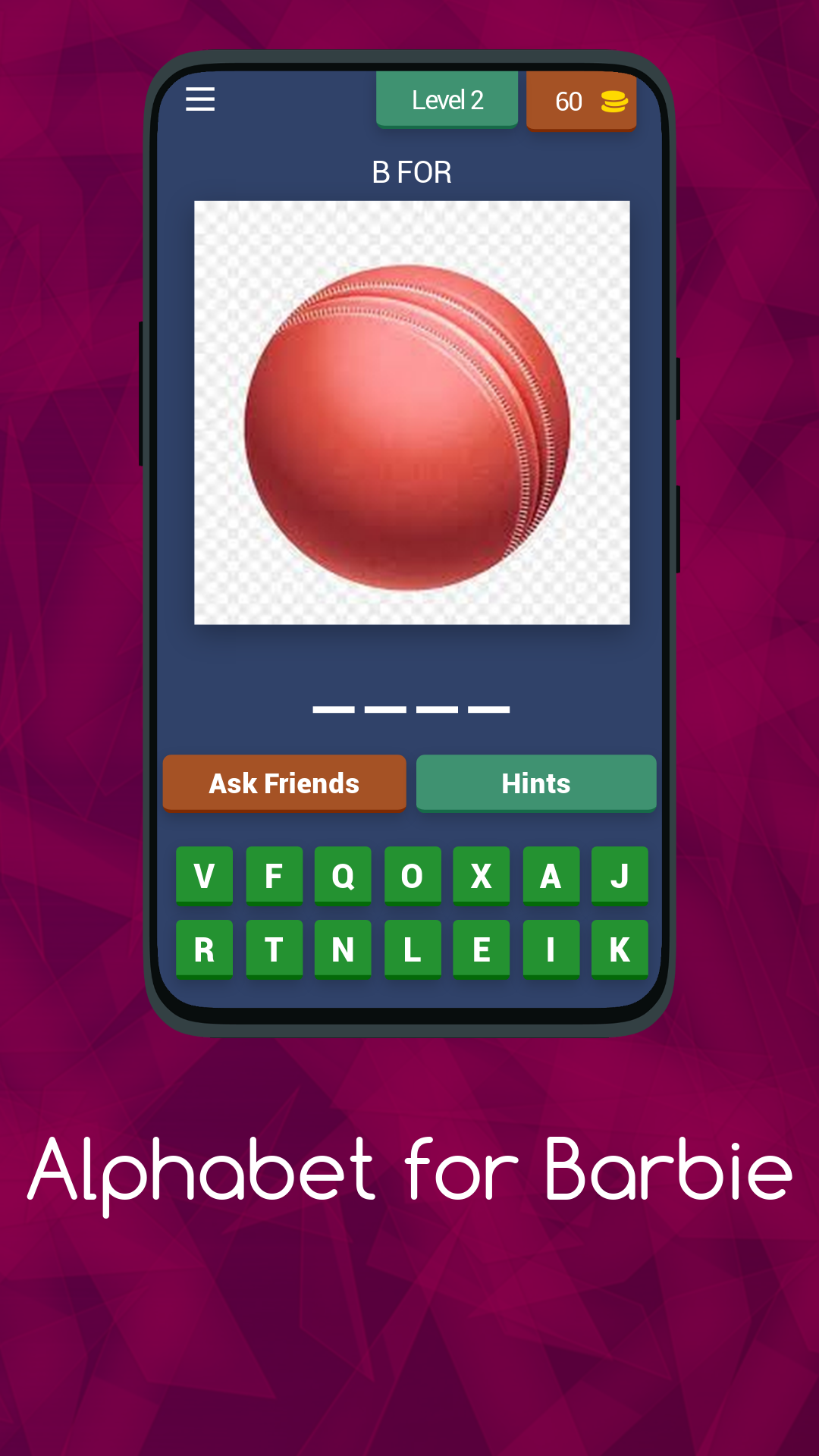 Alphabet Quiz with Barbie | Indus Appstore | Screenshot