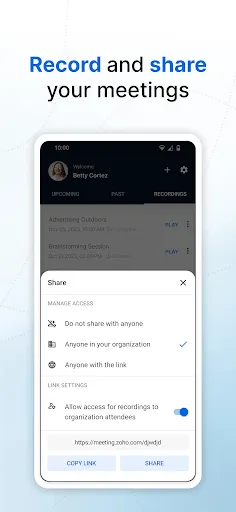 Zoho Meeting - Online Meetings | Indus Appstore | Screenshot