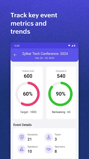Zoho Backstage for Organizers | Indus Appstore | Screenshot