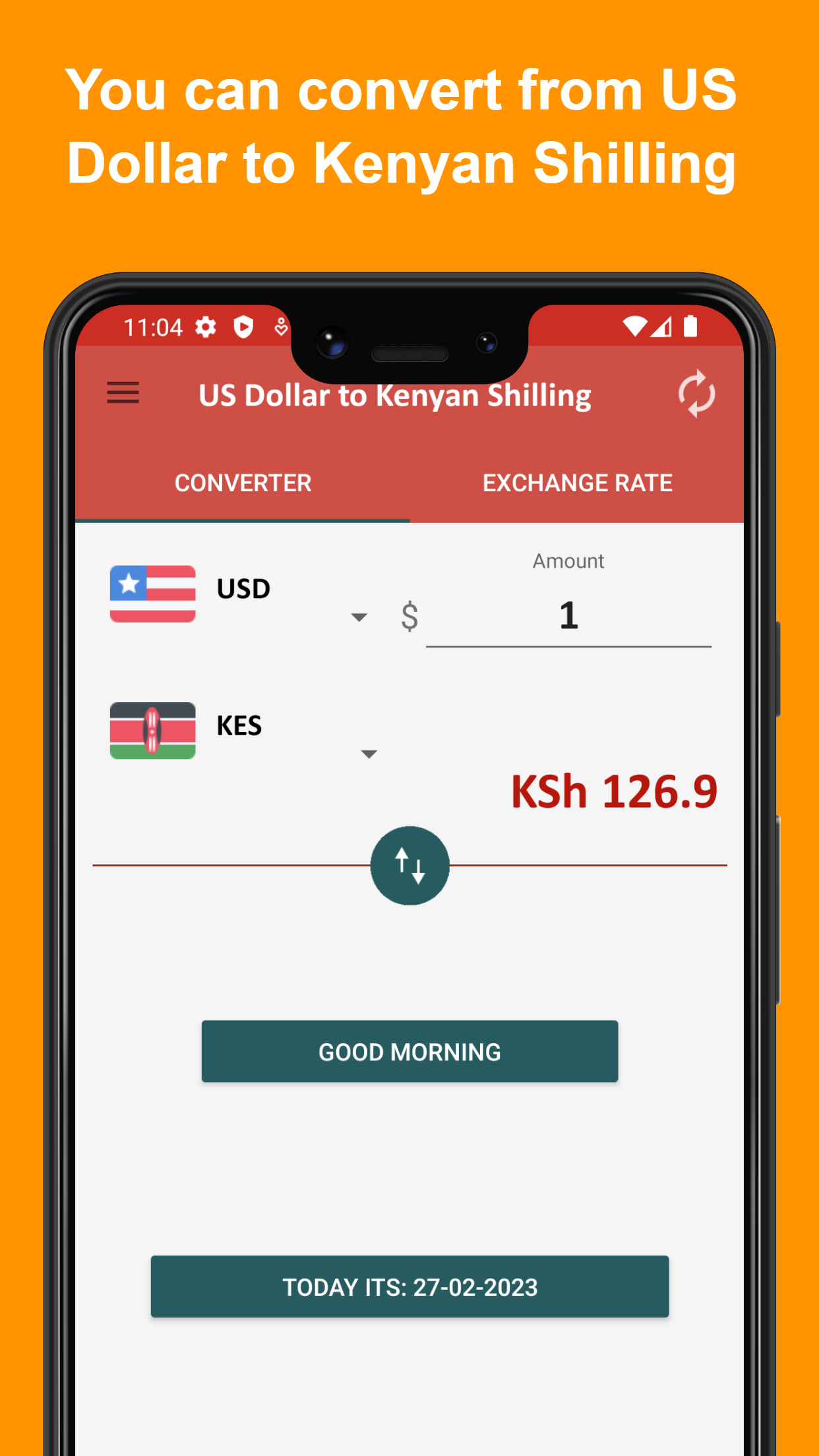 US Dollar to Kenyan Shilling | Indus Appstore | Screenshot