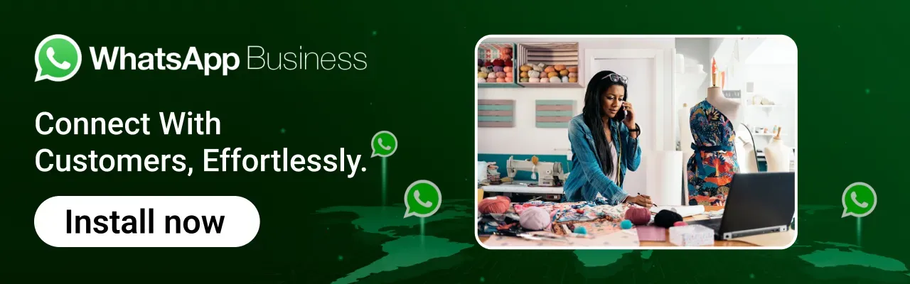 WhatsApp Business banner