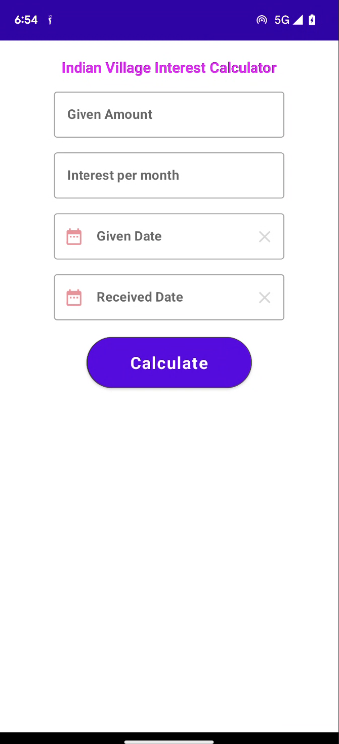 IntCalc - Interest calculator | Indus Appstore | Screenshot