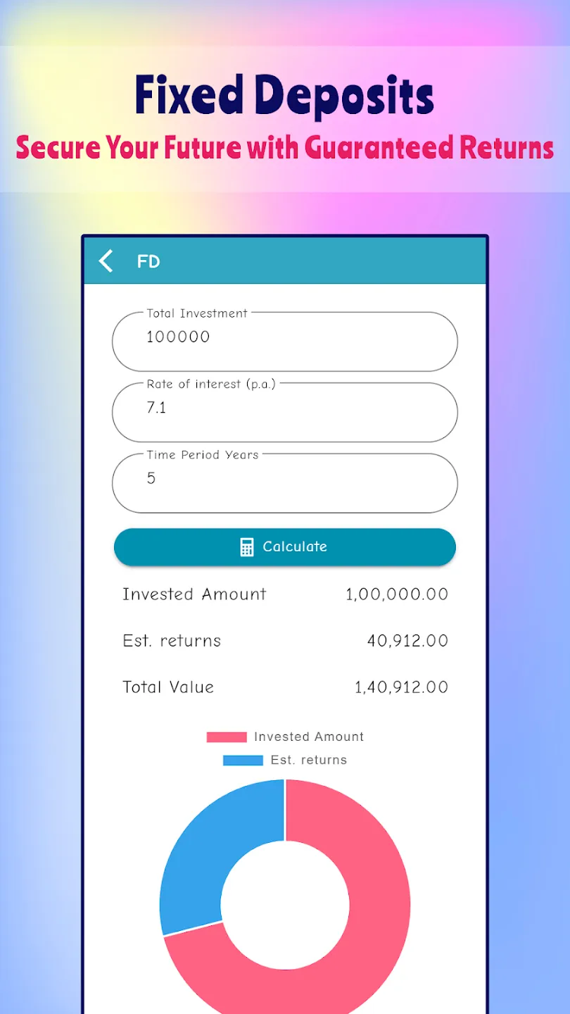 Financial Calculator: EMI, SIP | Indus Appstore | Screenshot
