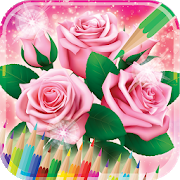 Roses Coloring Book | Indus Appstore | App Icon