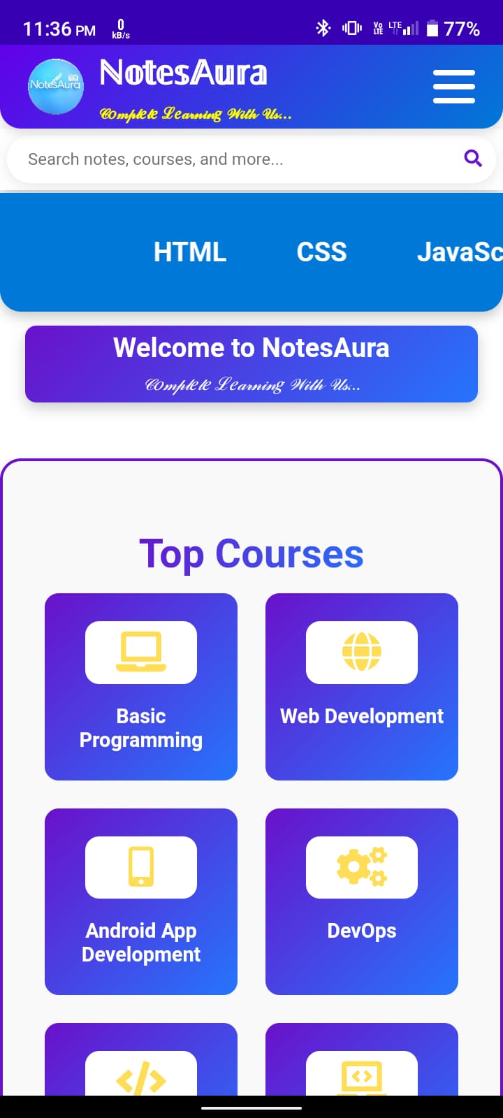 NotesAura Guide | Indus Appstore | Screenshot