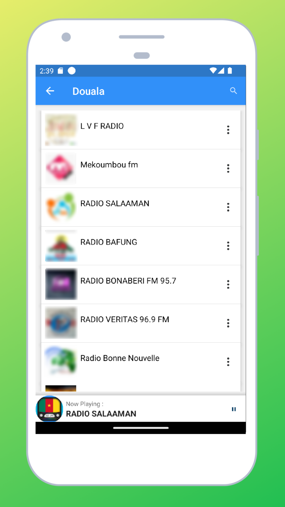 Radio Cameroon + Radio Online | Indus Appstore | Screenshot