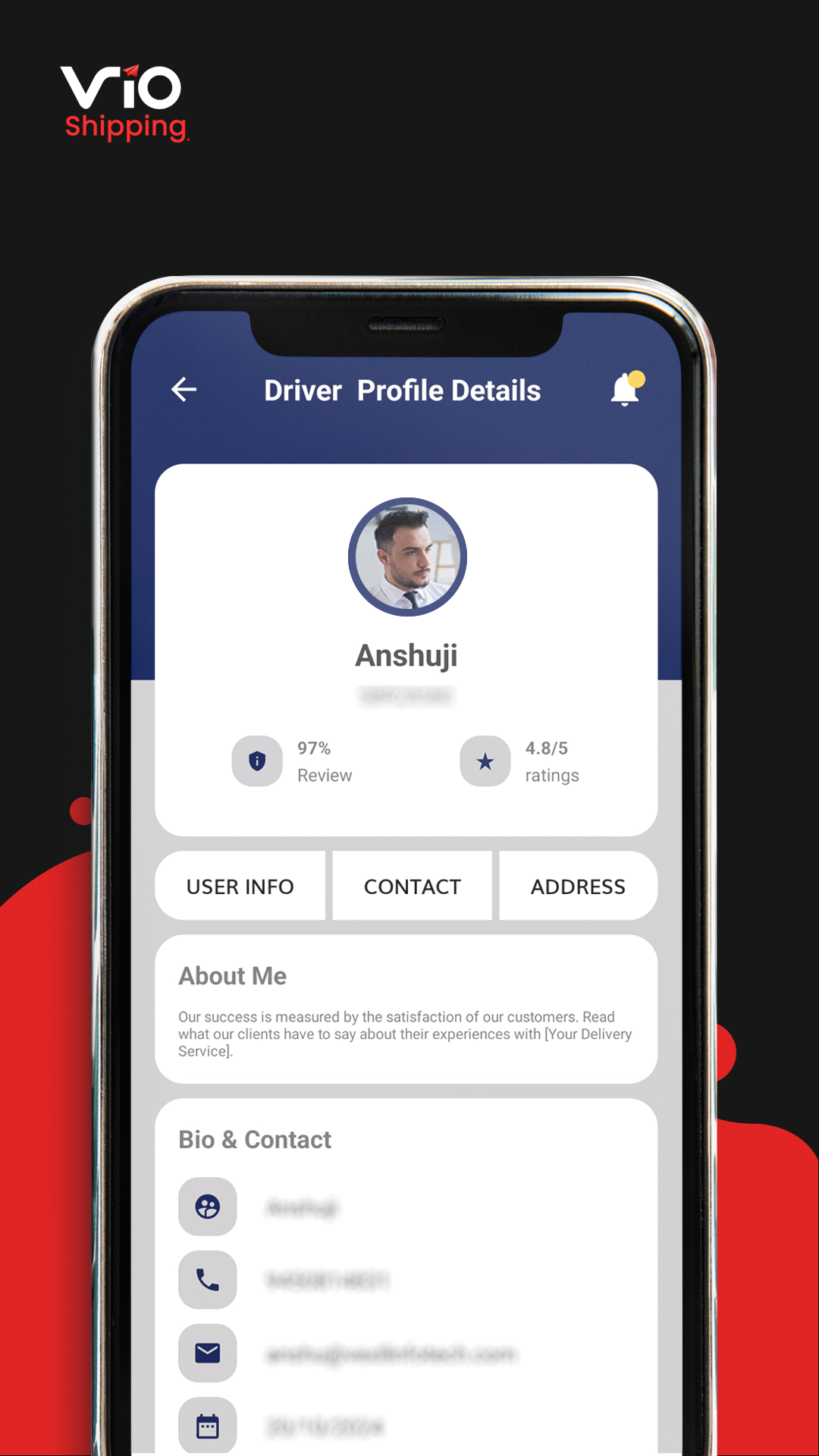 Vio Delivery Partner App | Indus Appstore | Screenshot