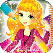 Girls Fashion Coloring Book | Indus Appstore | App Icon