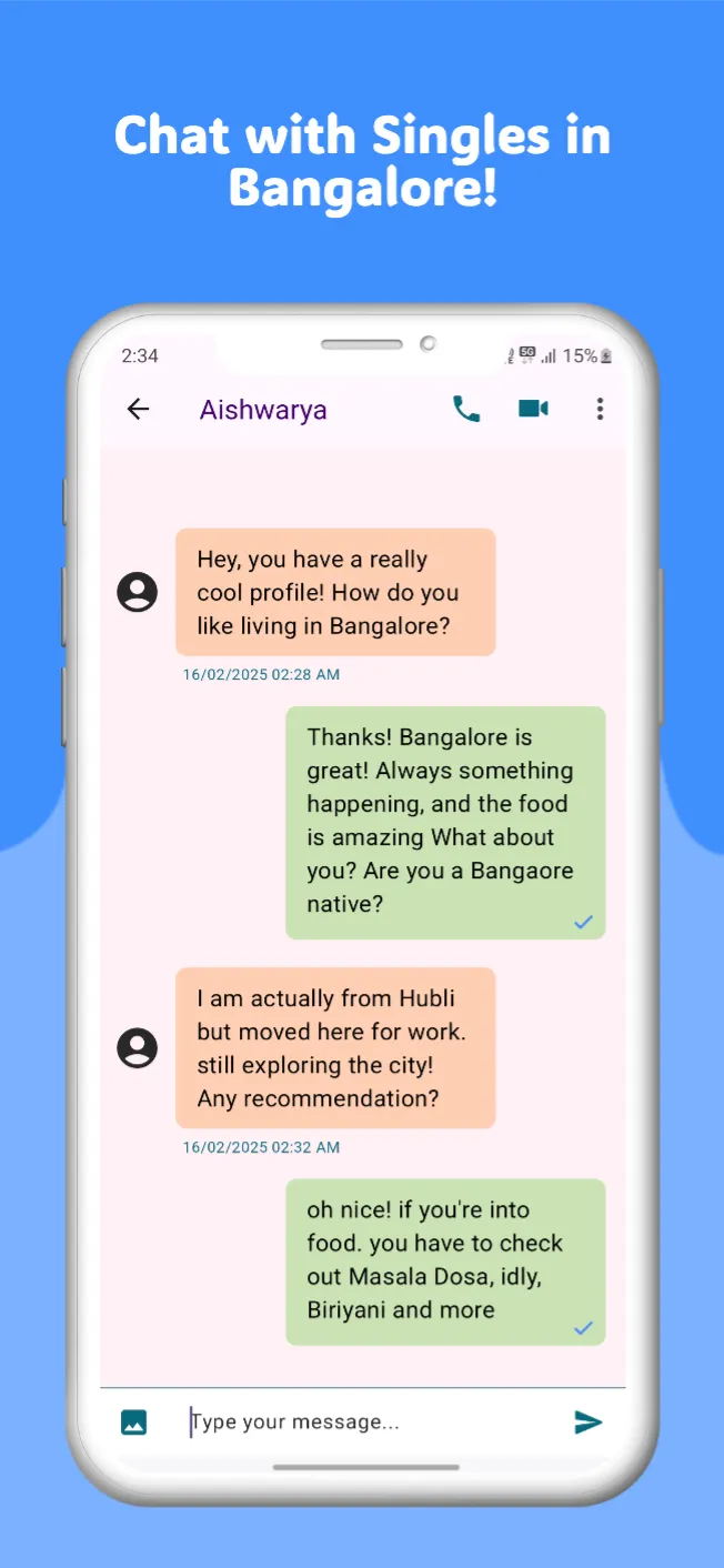 Blr Chat - Bangalore Dating App | Indus Appstore | Screenshot
