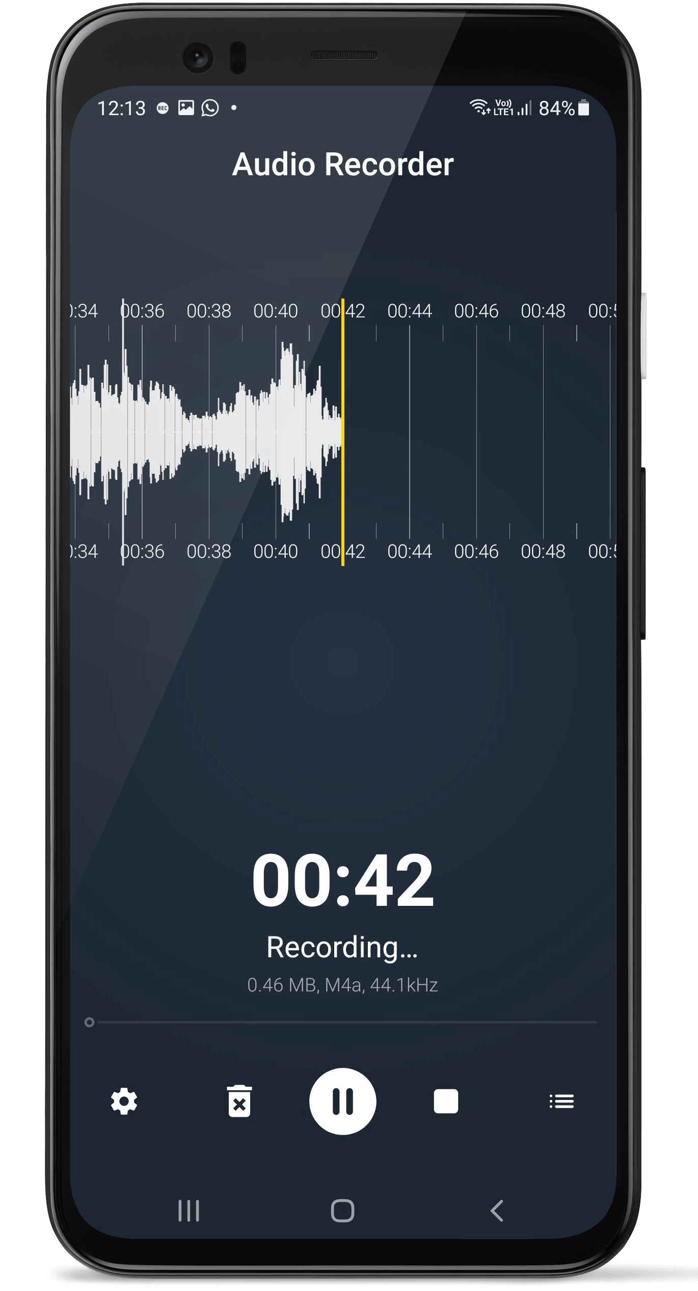 Audio Recorder and Player Free Fastest Crystal clear HD | Indus Appstore | Screenshot