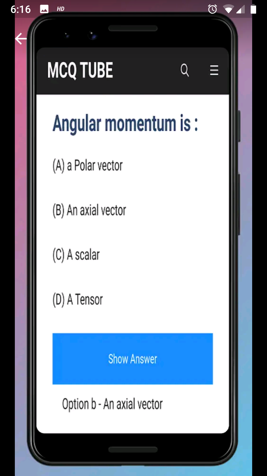 MCQ TUBE (GK, GRE, CTET, NEET) | Indus Appstore | Screenshot