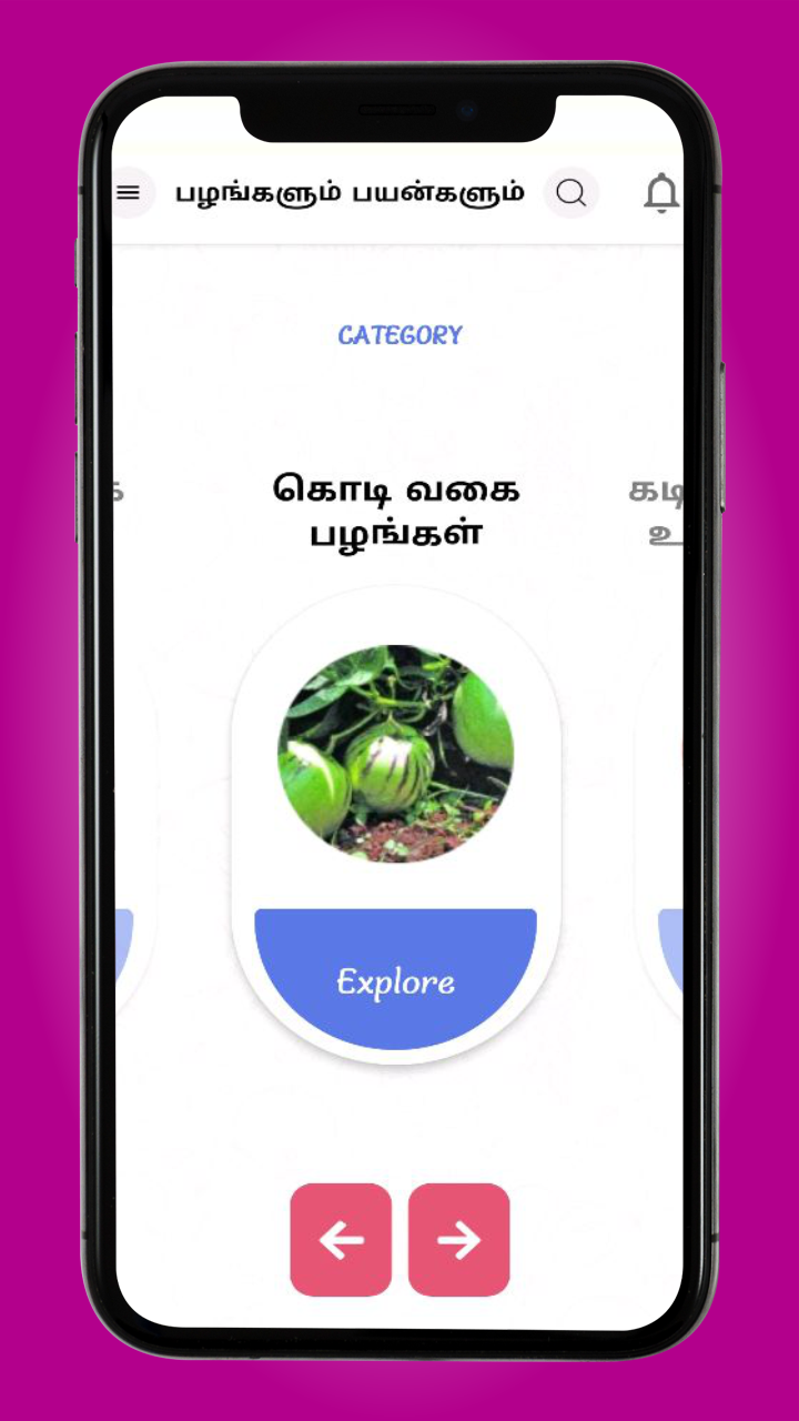 பழங்களும் பயன்களும் (Fruits and benefits) | Indus Appstore | Screenshot