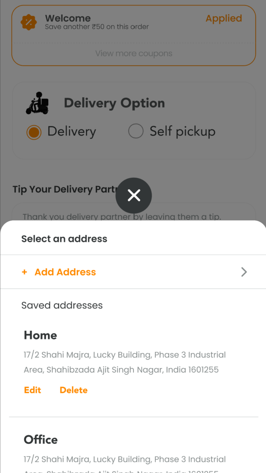 Waayu: Food Delivery App | Indus Appstore | Screenshot