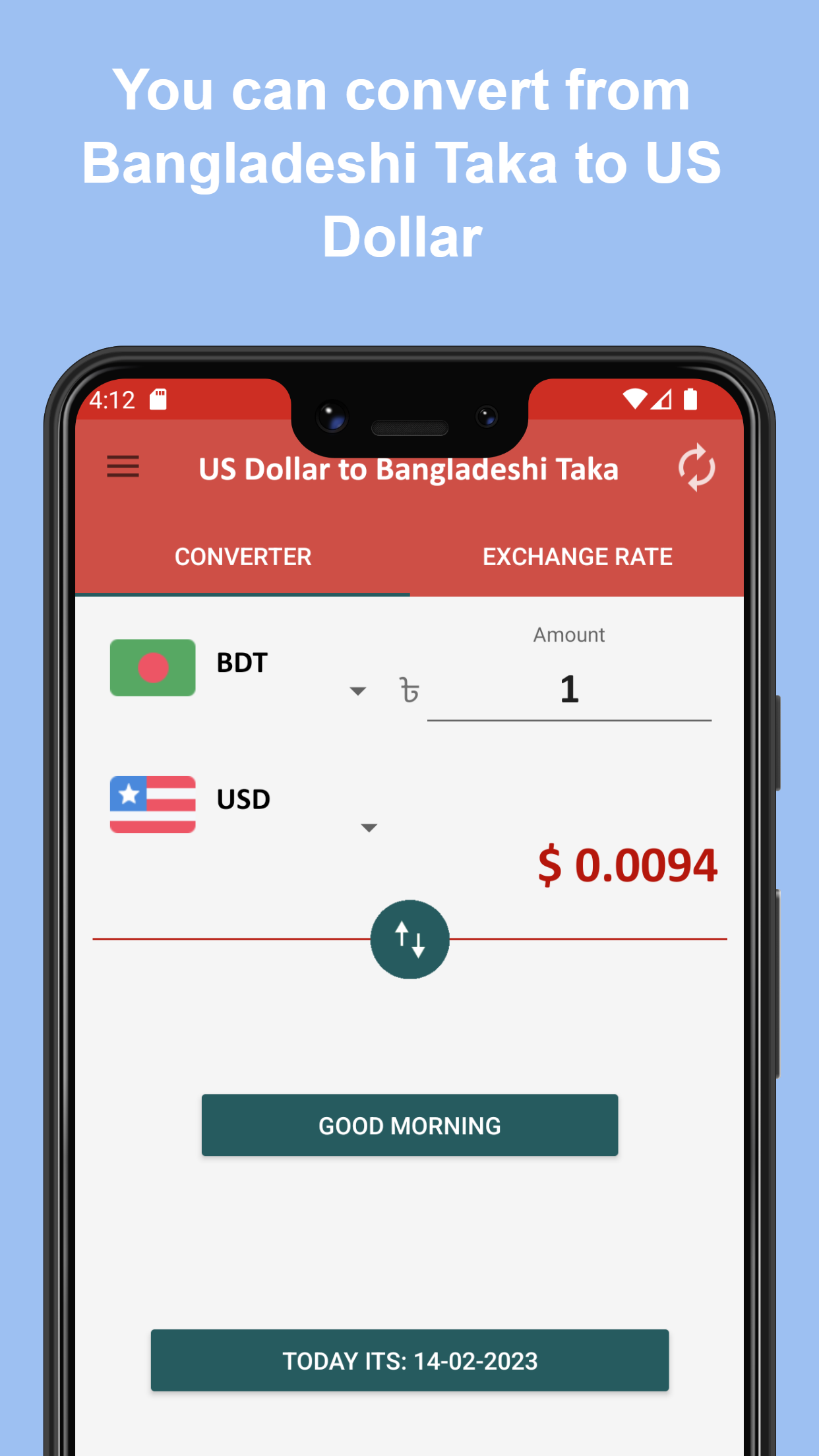 US dollar to Bangladeshi taka | Indus Appstore | Screenshot